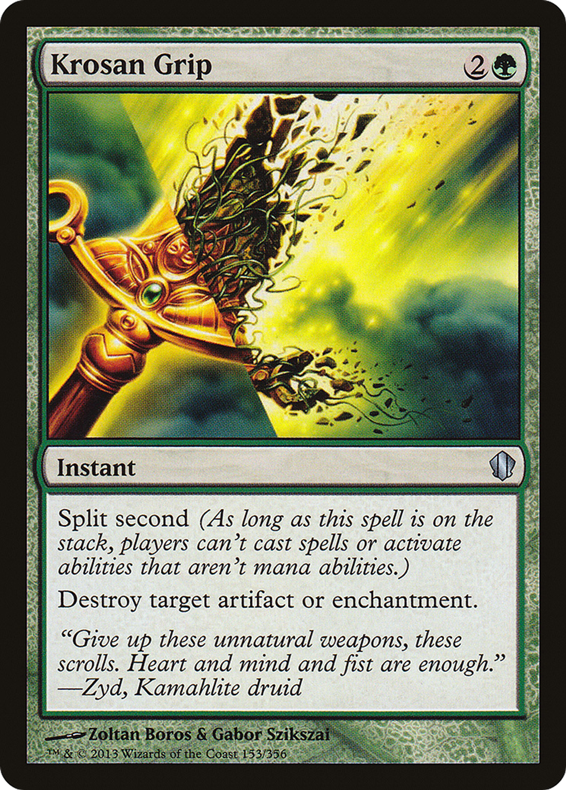 Krosan Grip — Commander 2013 — Magic: The Gathering