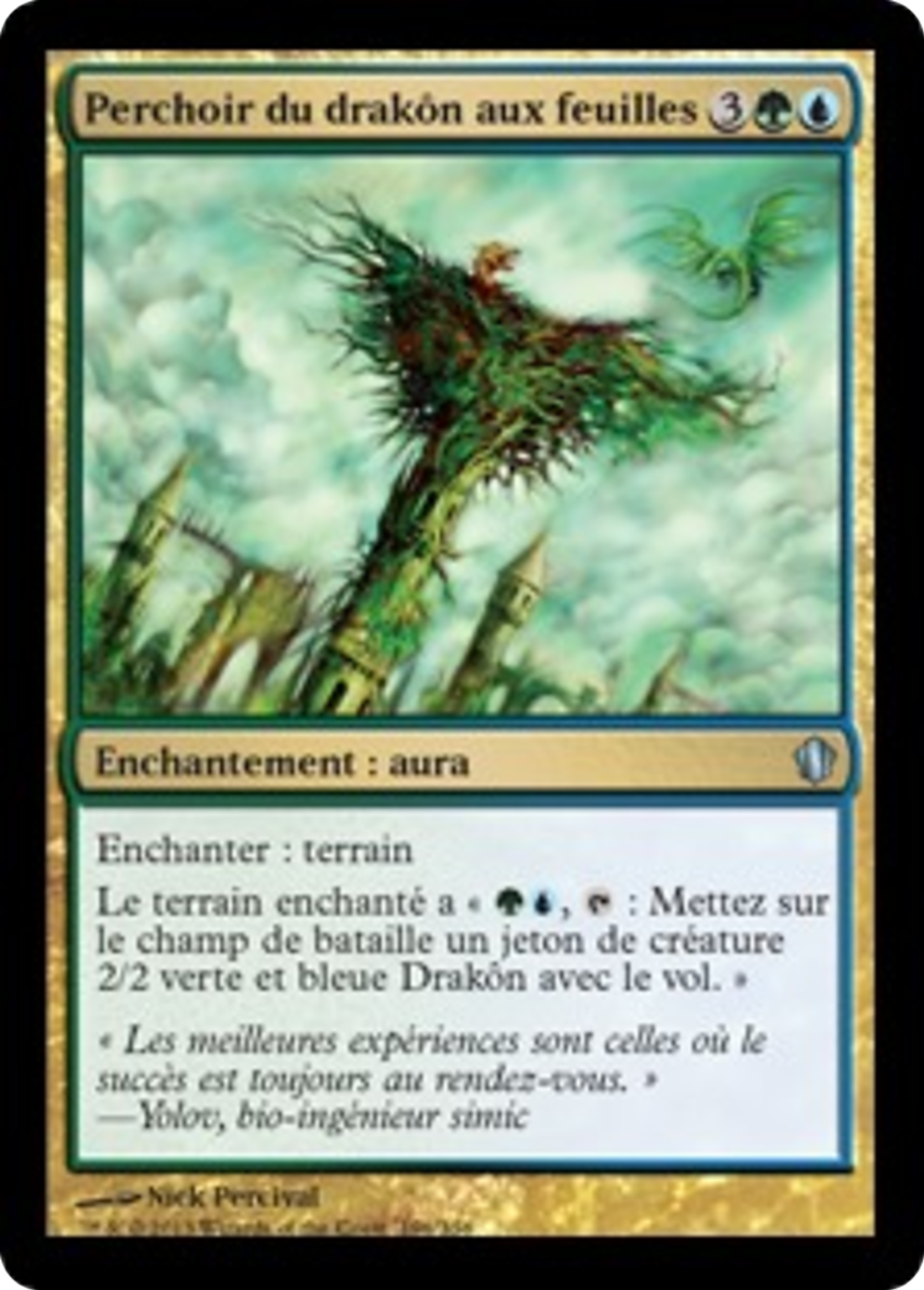 Perchoir du drakôn aux feuilles — Commander 2013 — Magic: The Gathering