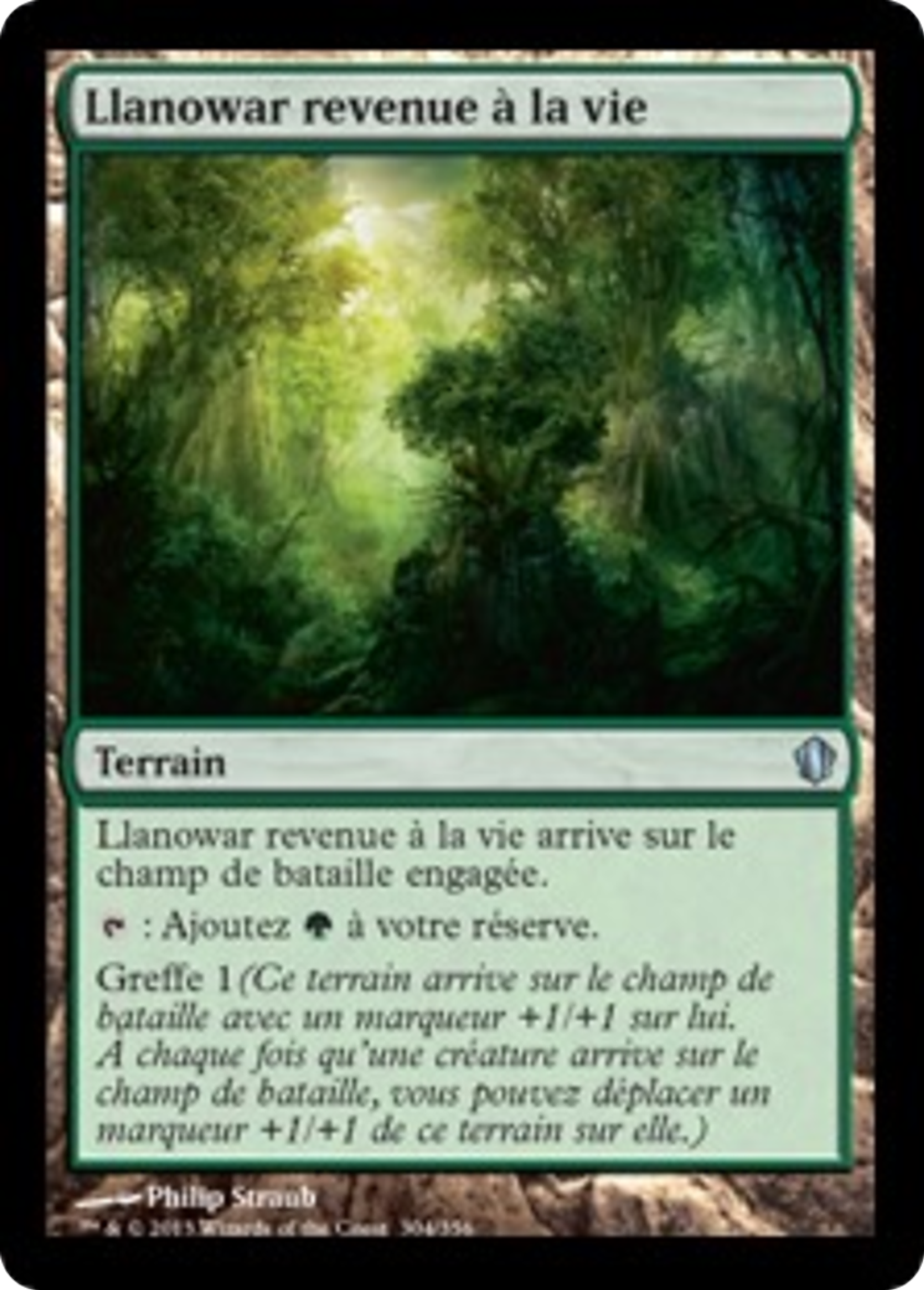 Llanowar revenue à la vie — Commander 2013 — Magic: The Gathering