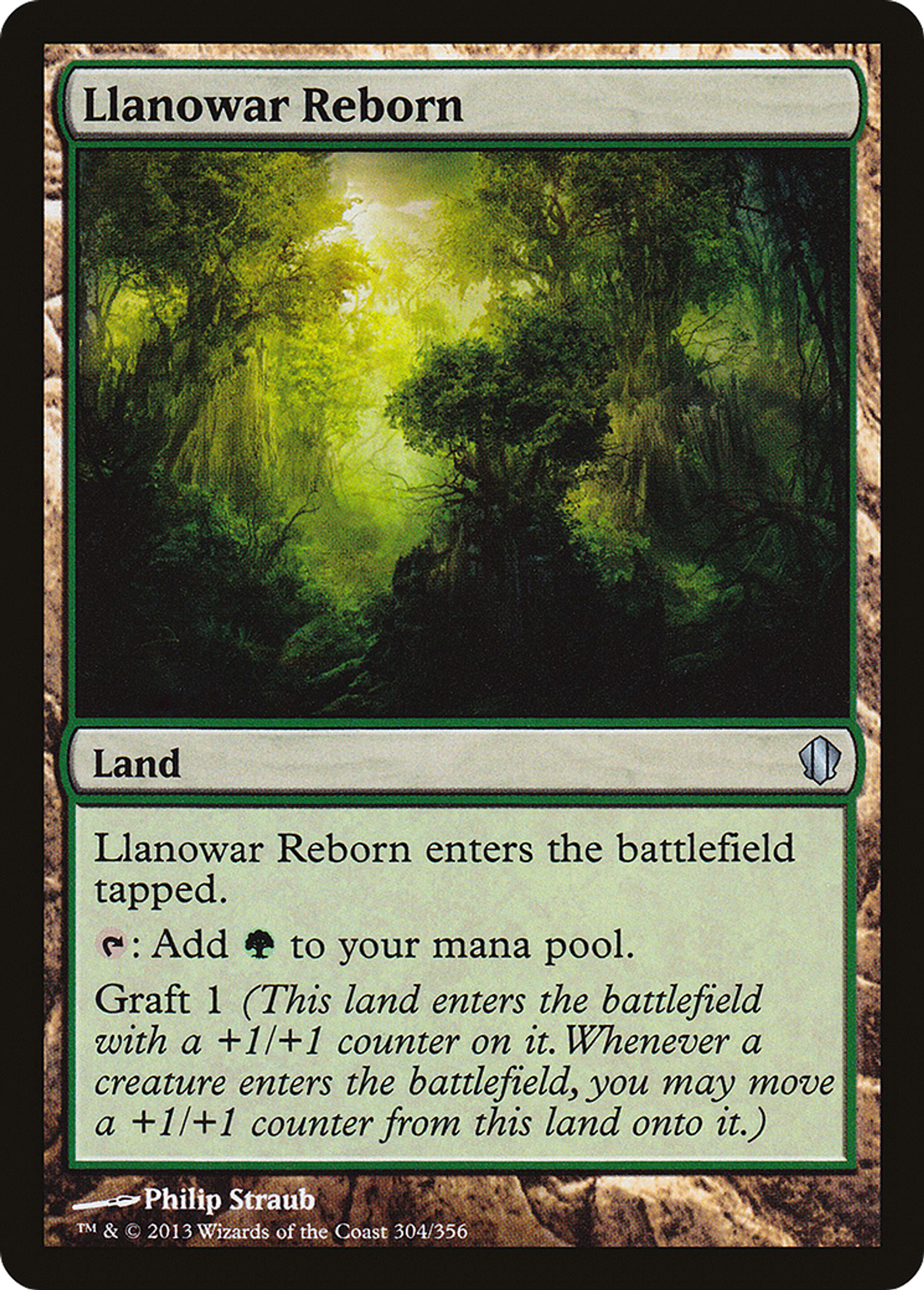 Llanowar Reborn — Commander 2013 — Magic: The Gathering