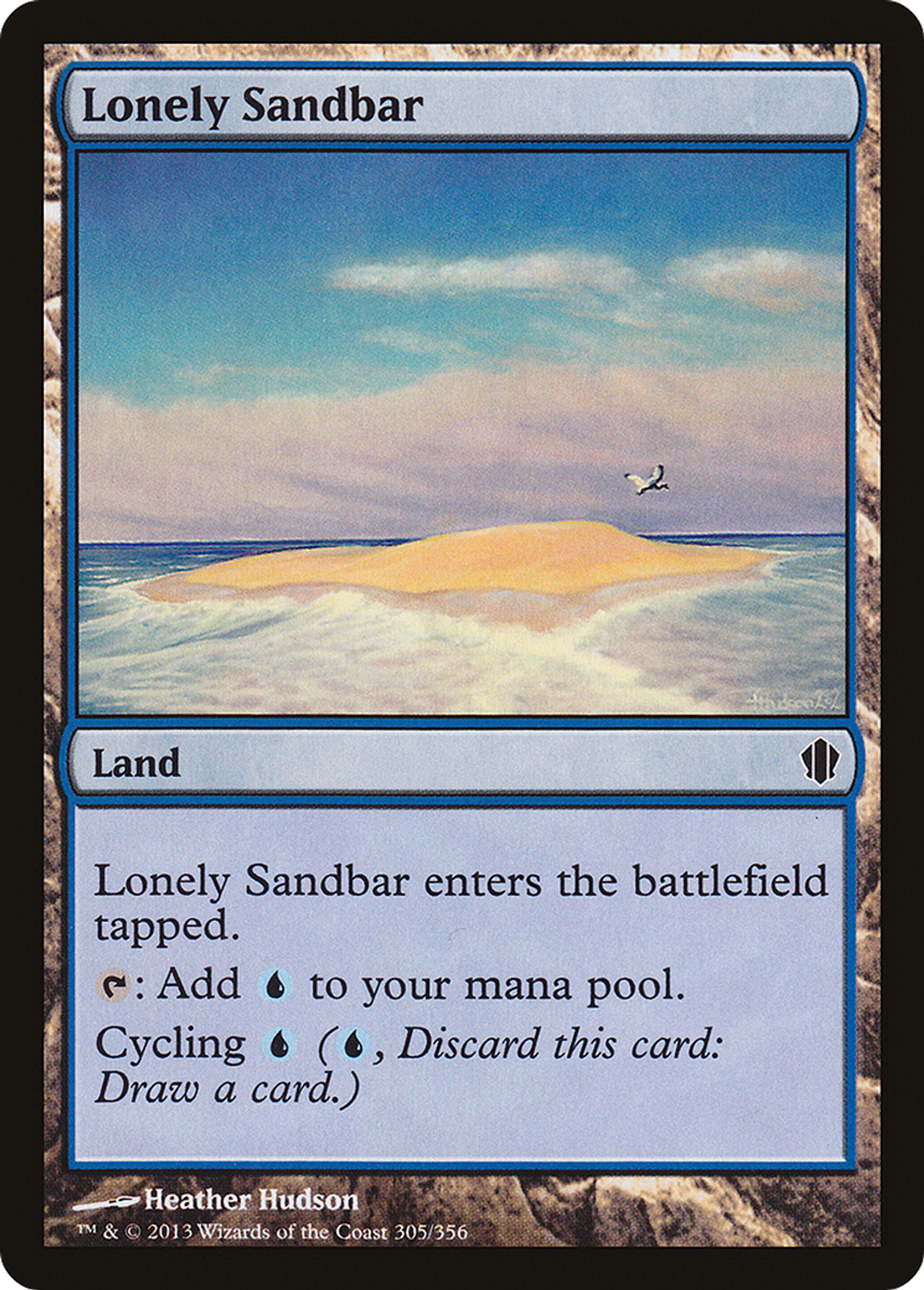 Lonely Sandbar — Commander 2013 — Magic: The Gathering