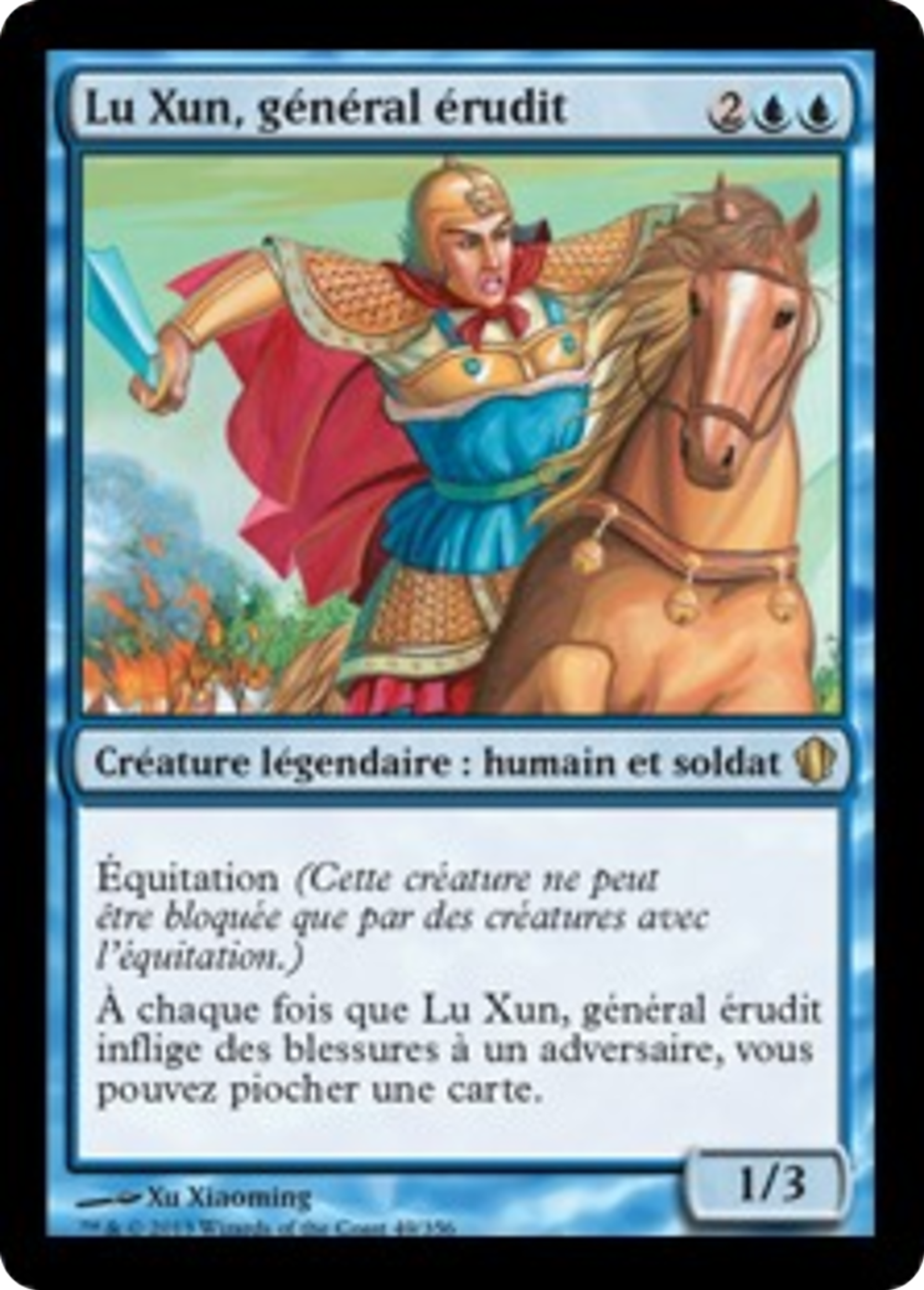 Lu Xun, général érudit — Commander 2013 — Magic: The Gathering