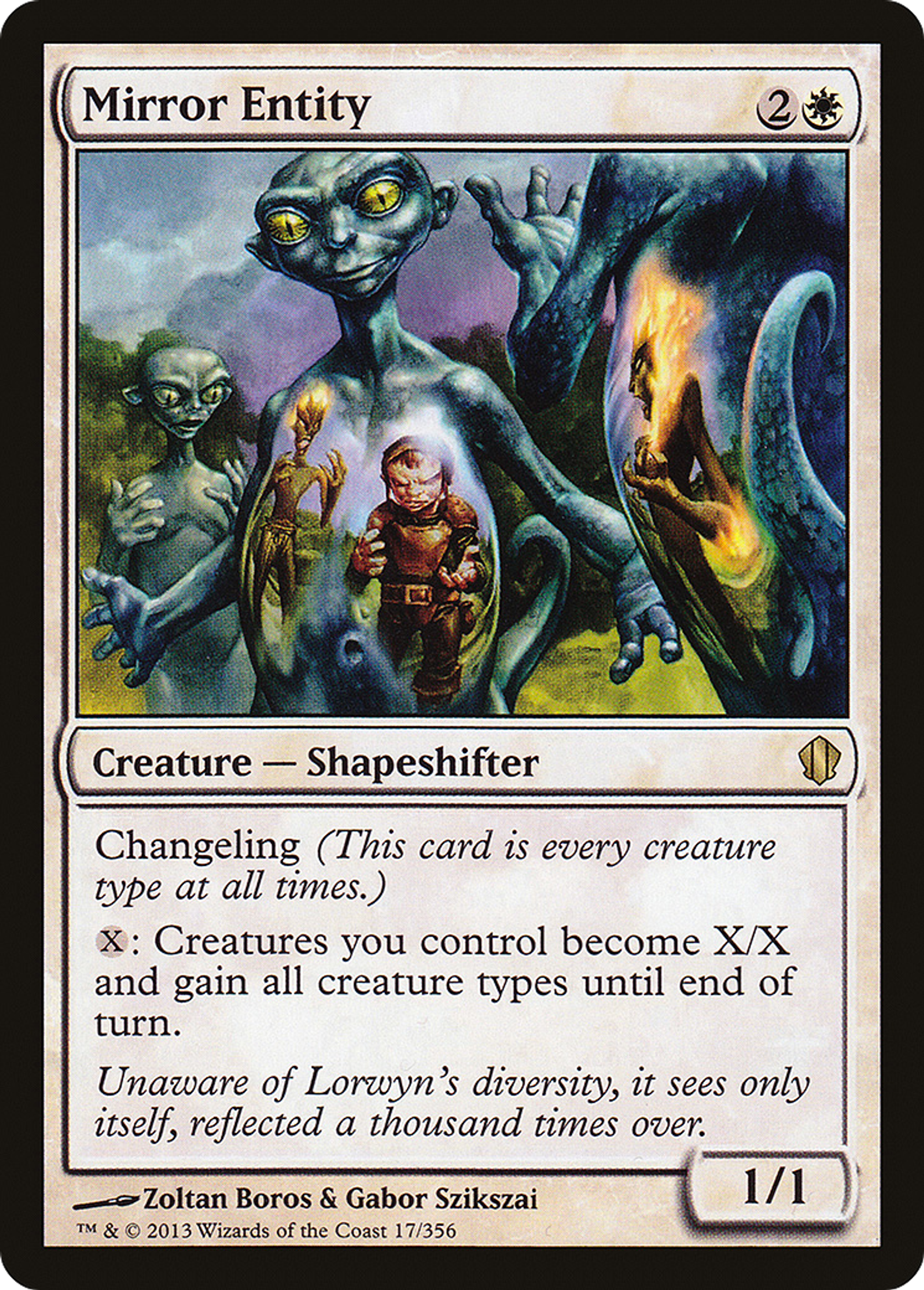 Mirror Entity — Commander 2013 — Magic: The Gathering