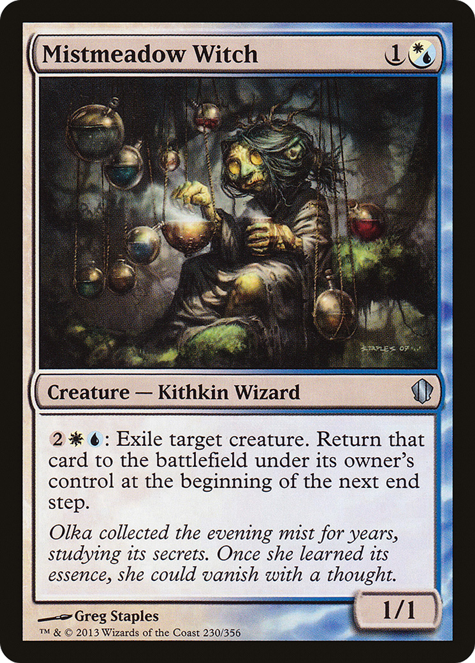 Mistmeadow Witch — Commander 2013 — Magic: The Gathering