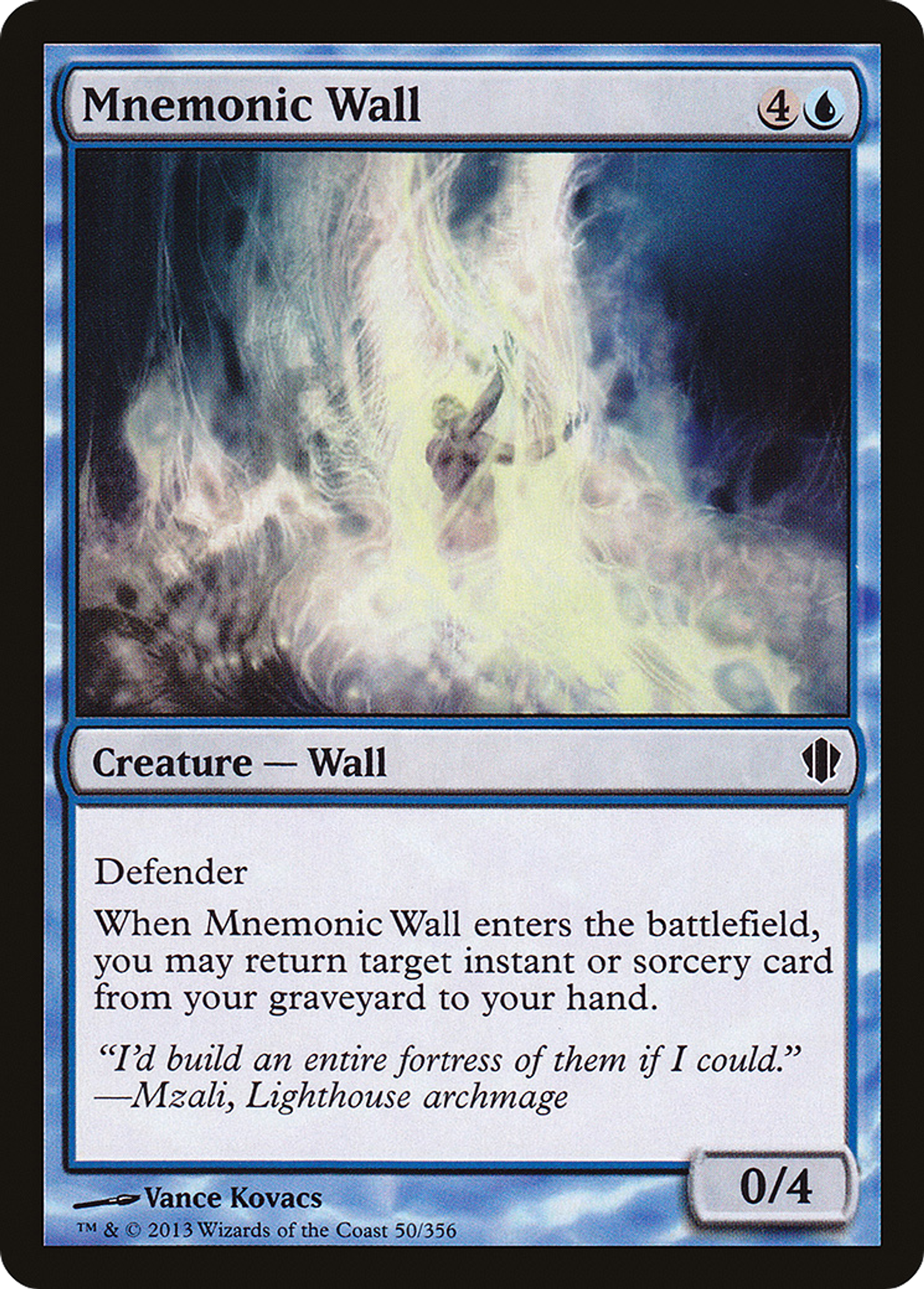 Mnemonic Wall — Commander 2013 — Magic: The Gathering