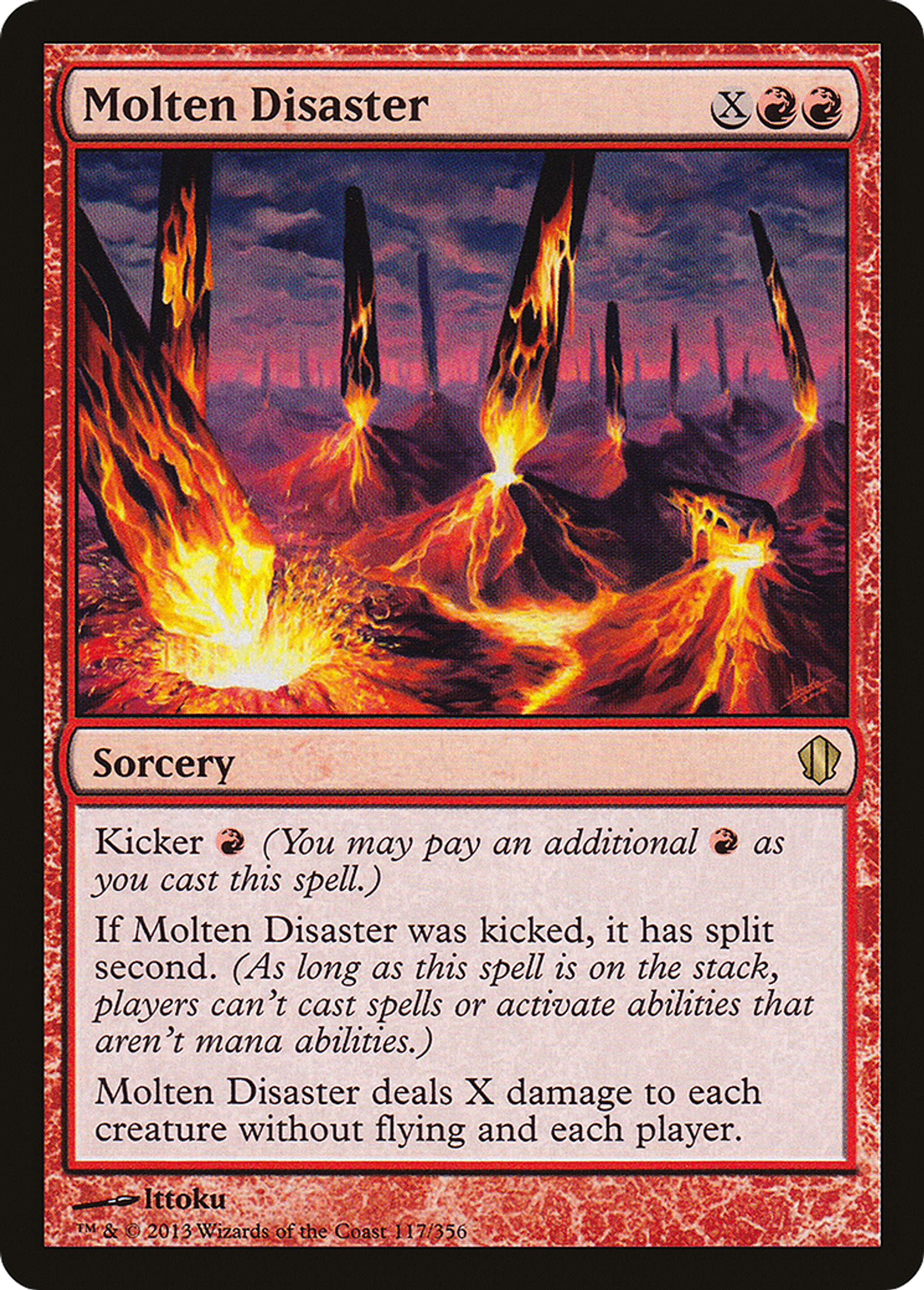 Molten Disaster — Commander 2013 — Magic: The Gathering