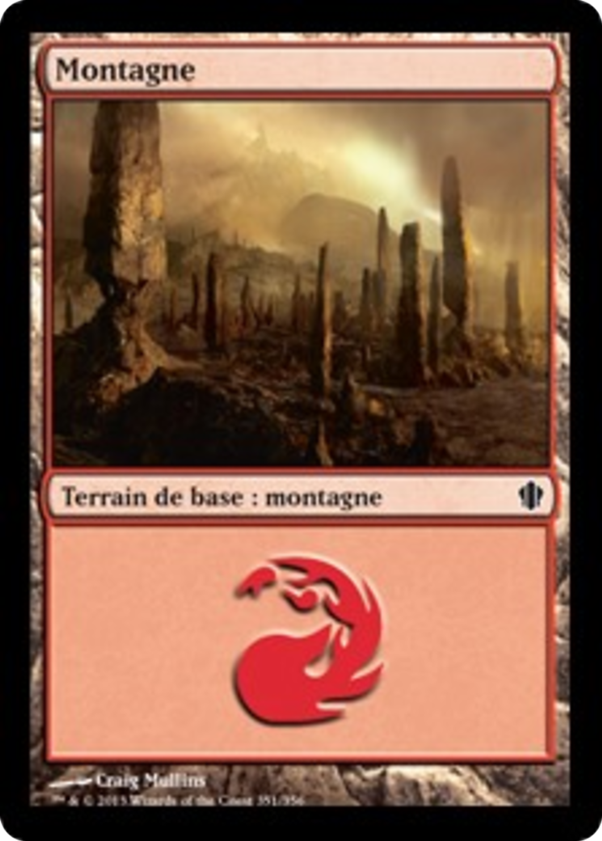 Montagne — Commander 2013 — Magic: The Gathering