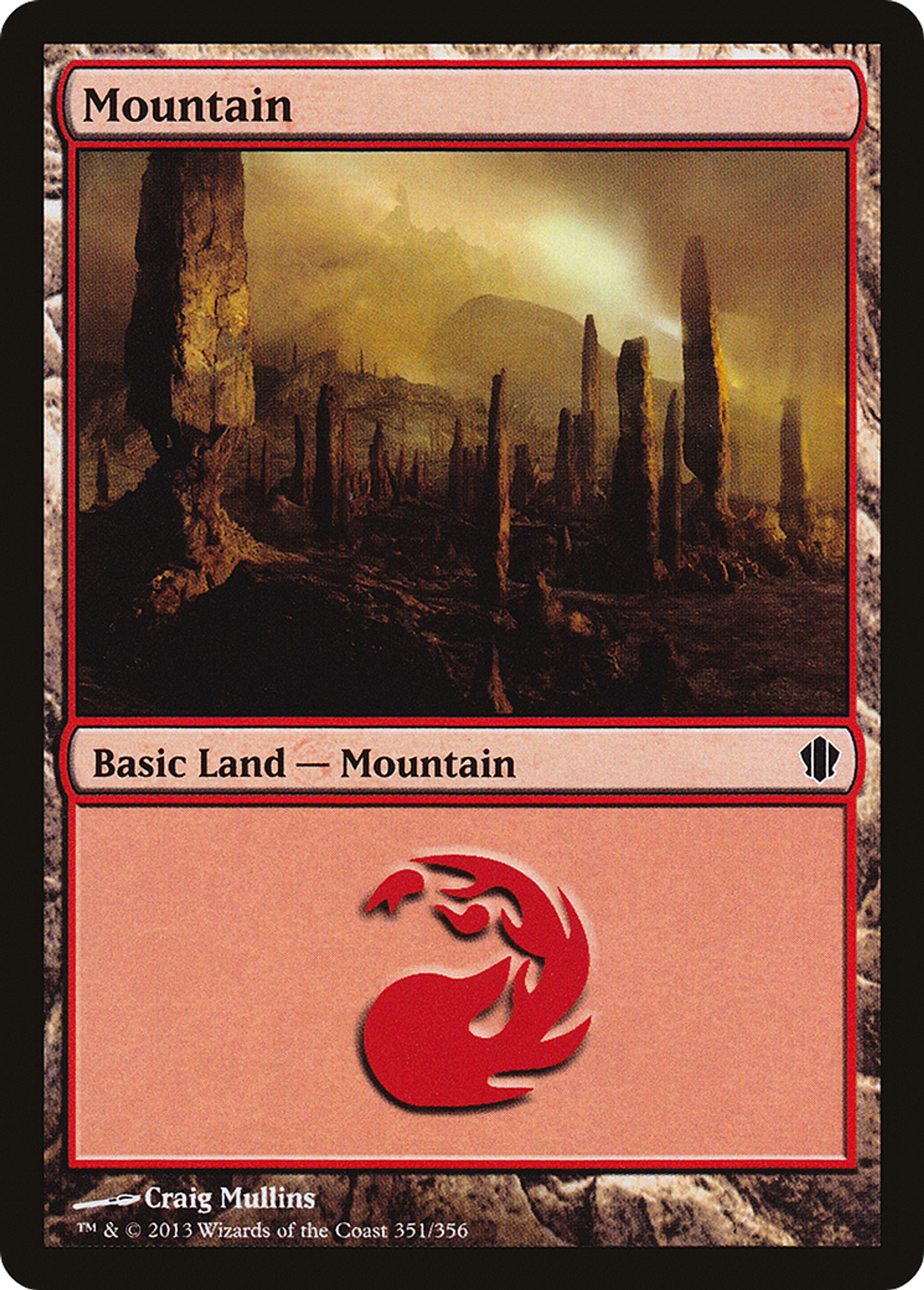 Mountain — Commander 2013 — Magic: The Gathering