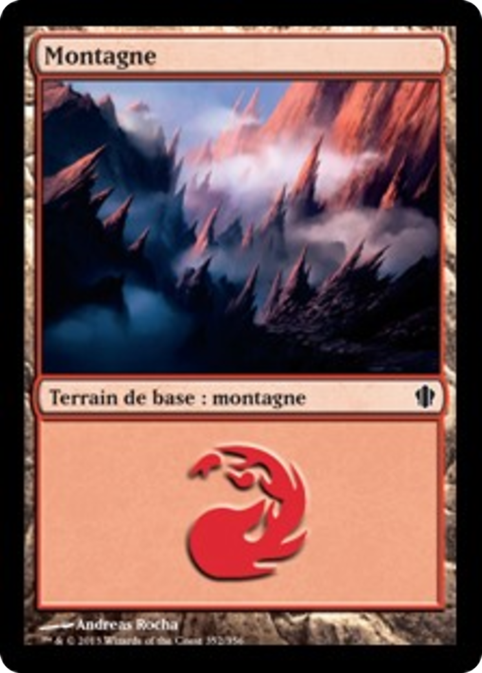 Montagne — Commander 2013 — Magic: The Gathering