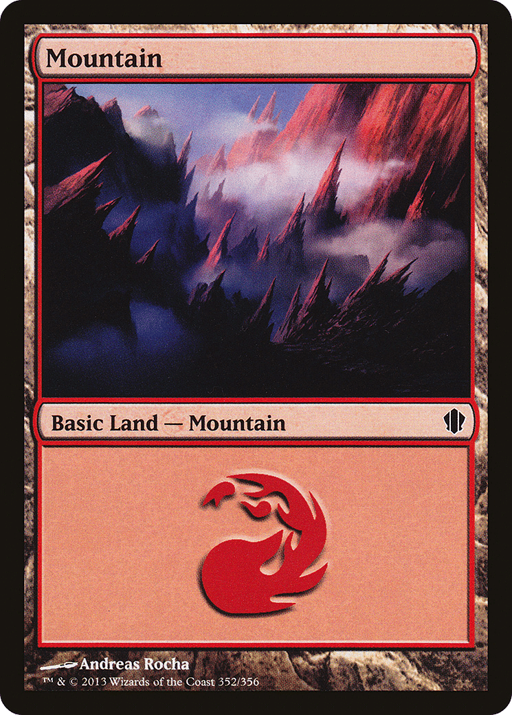Mountain — Commander 2013 — Magic: The Gathering