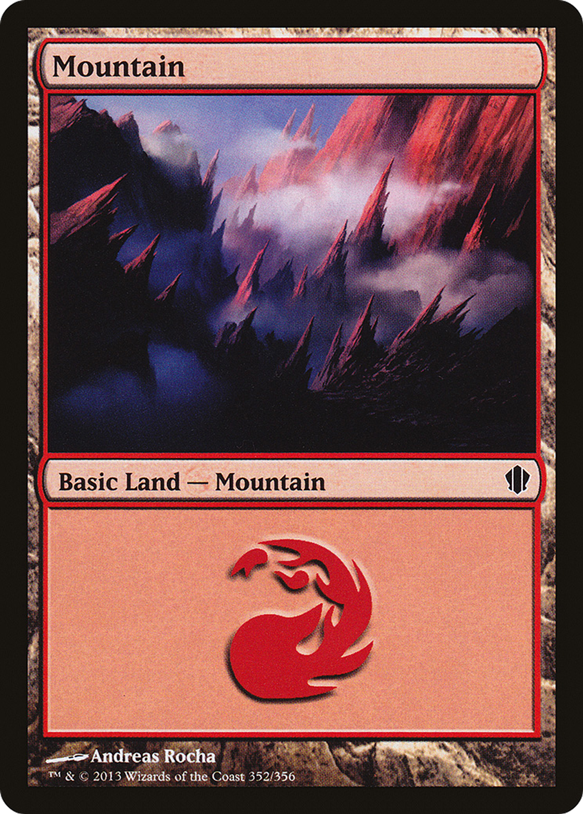 Mountain — Commander 2013 — Magic: The Gathering