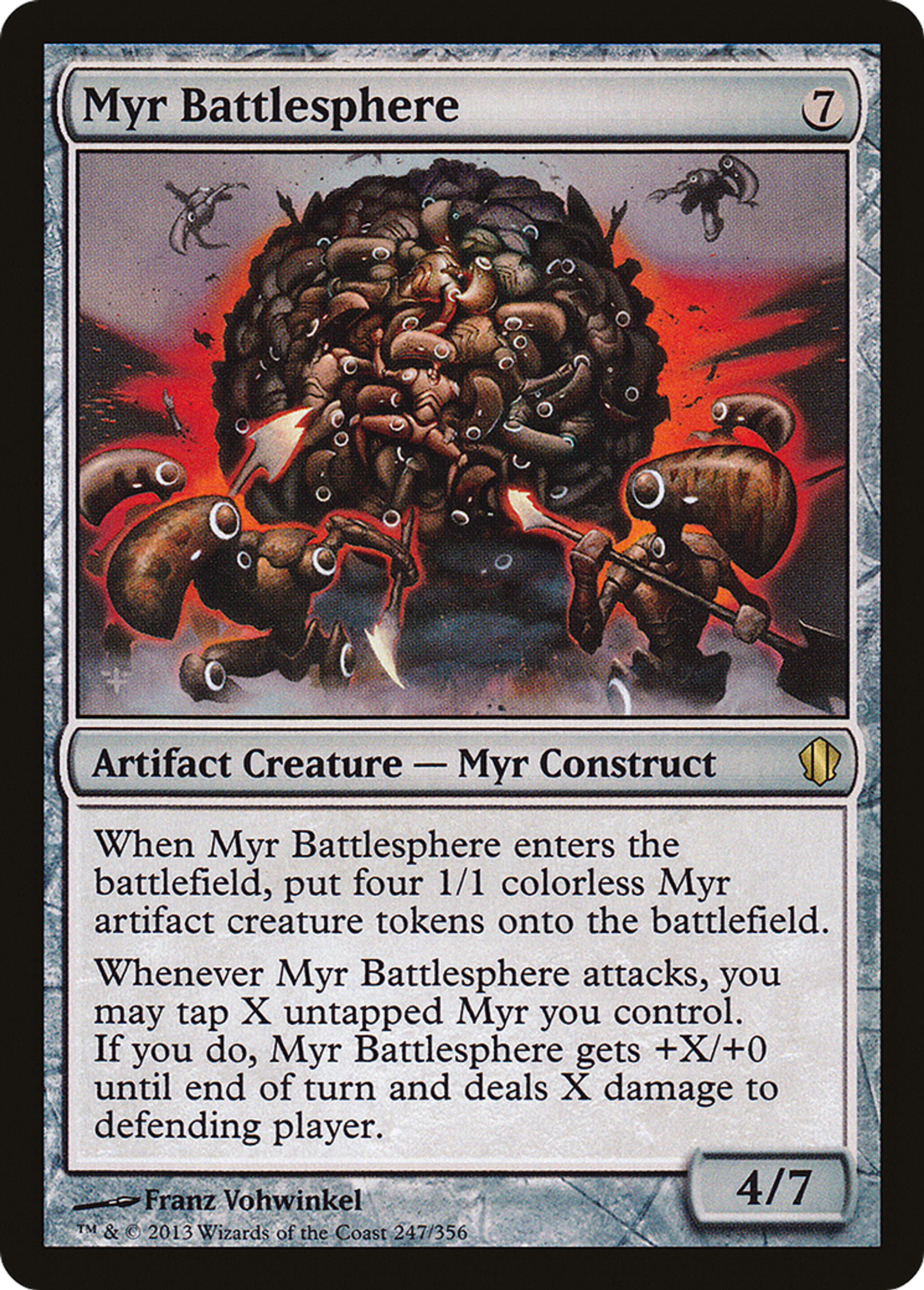 Myr Battlesphere — Commander 2013 — Magic: The Gathering