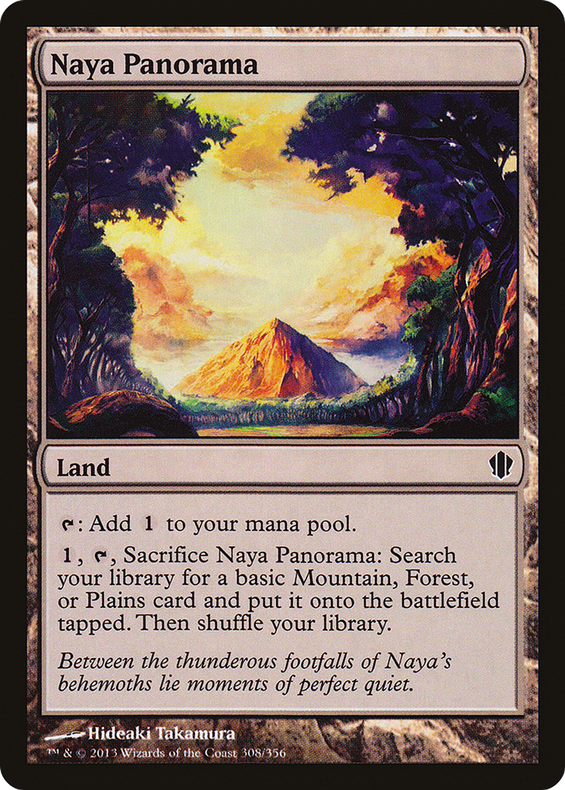 Naya Panorama — Commander 2013 — Magic: The Gathering
