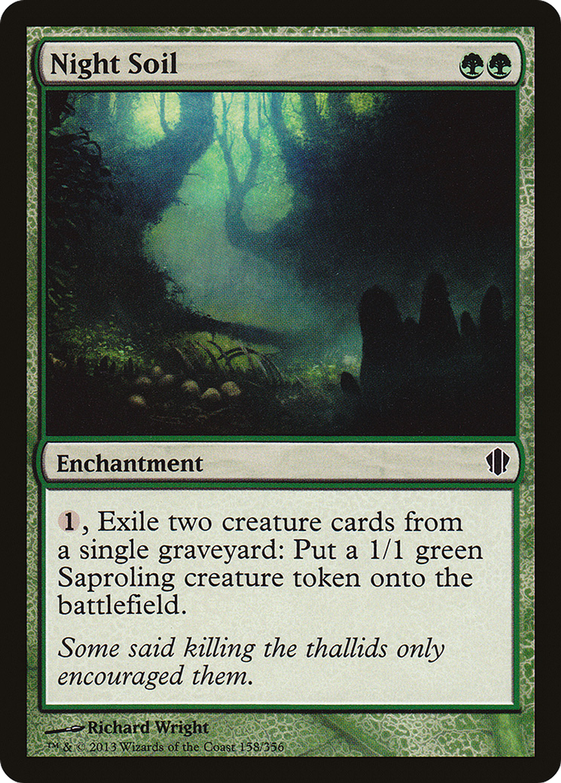 Night Soil — Commander 2013 — Magic: The Gathering