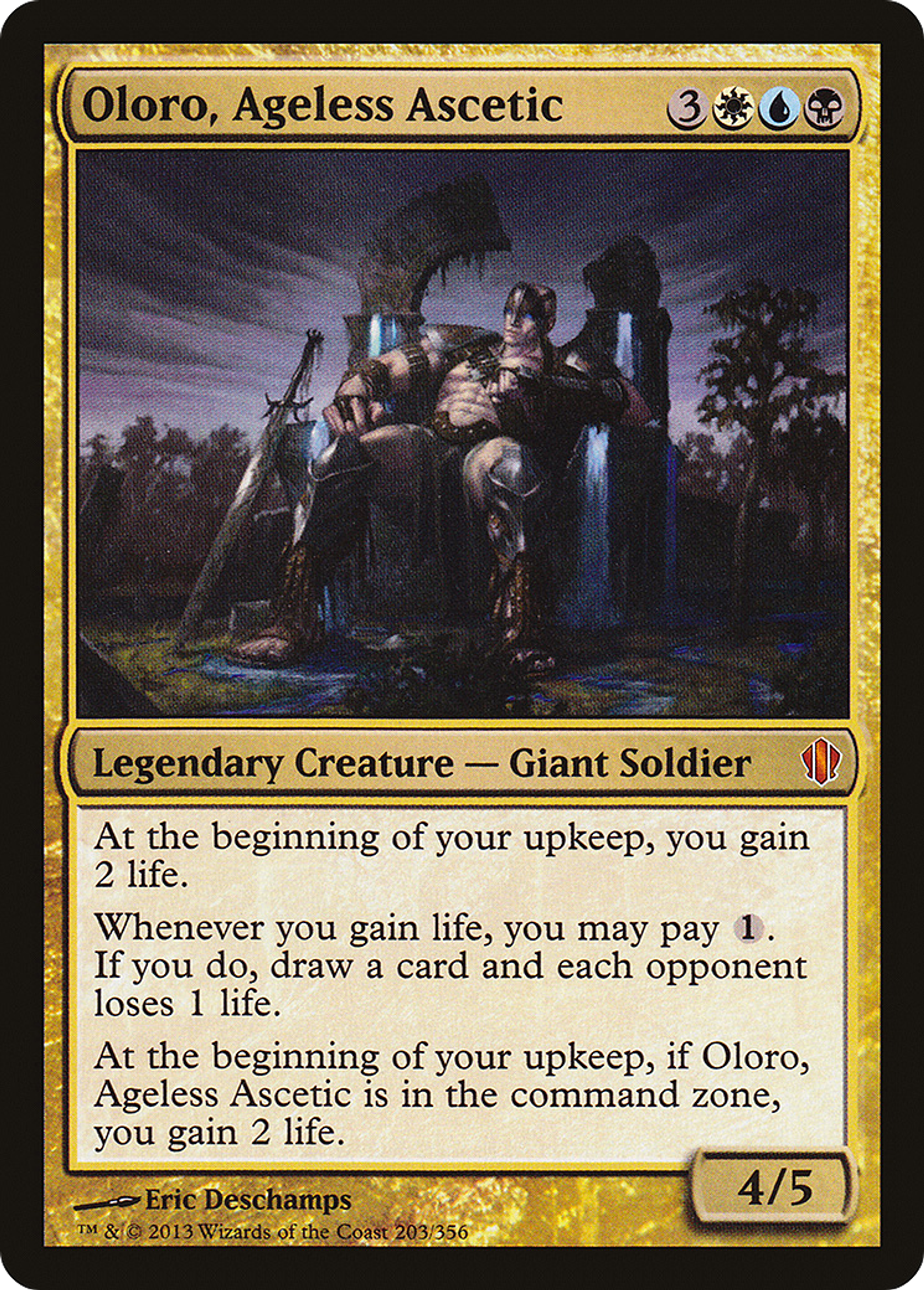 Oloro, Ageless Ascetic — Commander 2013 — Magic: The Gathering