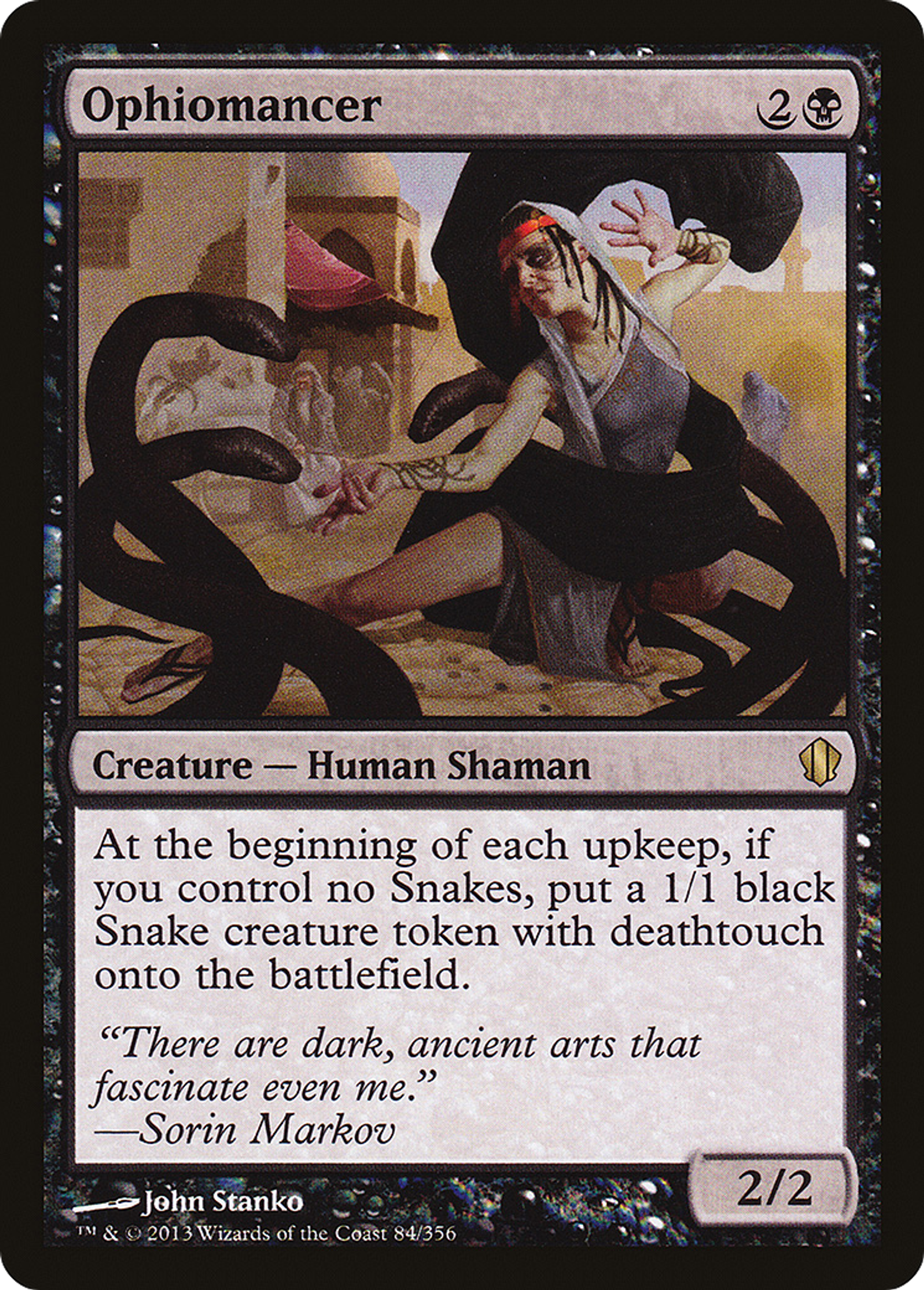 Ophiomancer — Commander 2013 — Magic: The Gathering