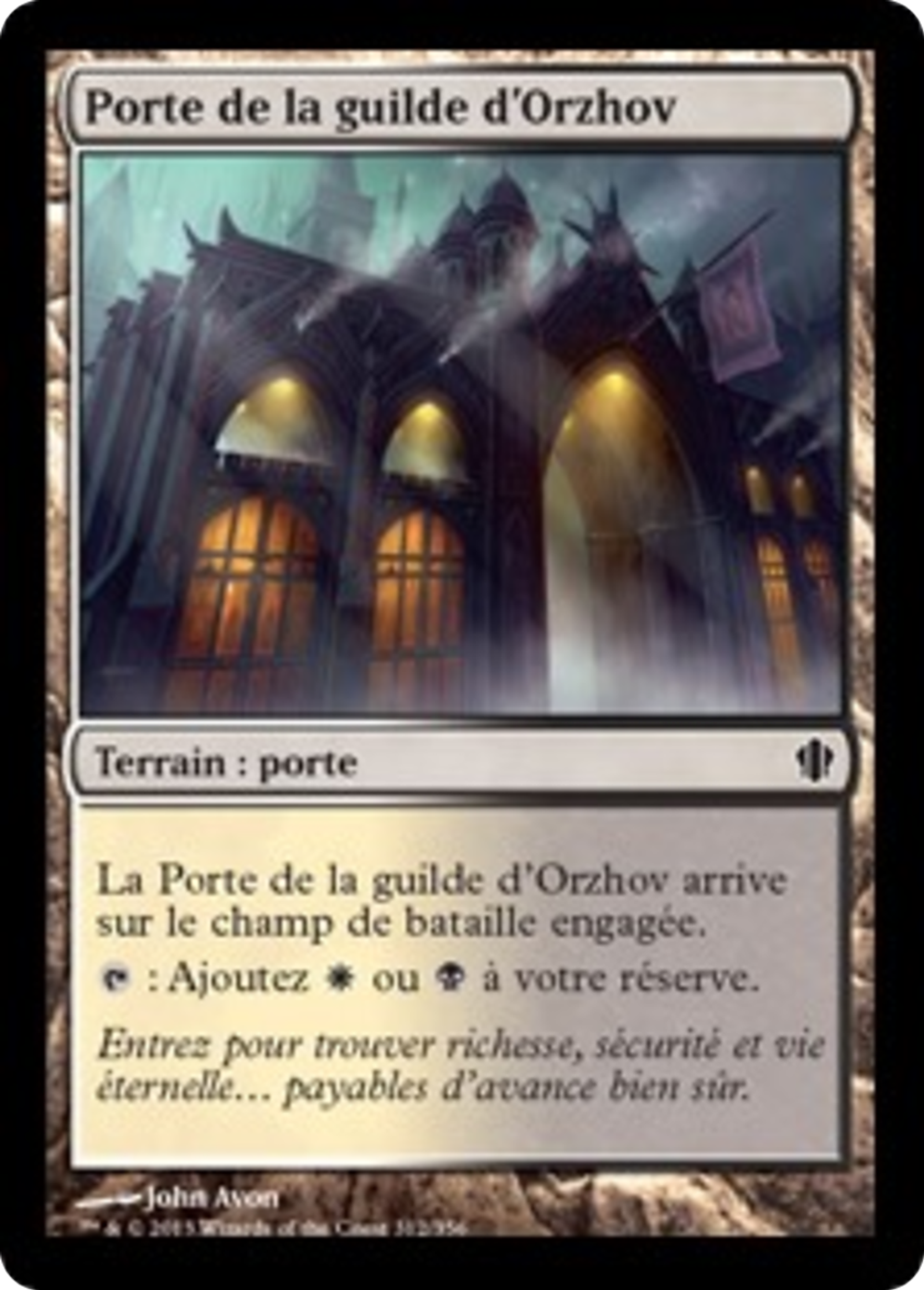 Porte de la guilde d'Orzhov — Commander 2013 — Magic: The Gathering