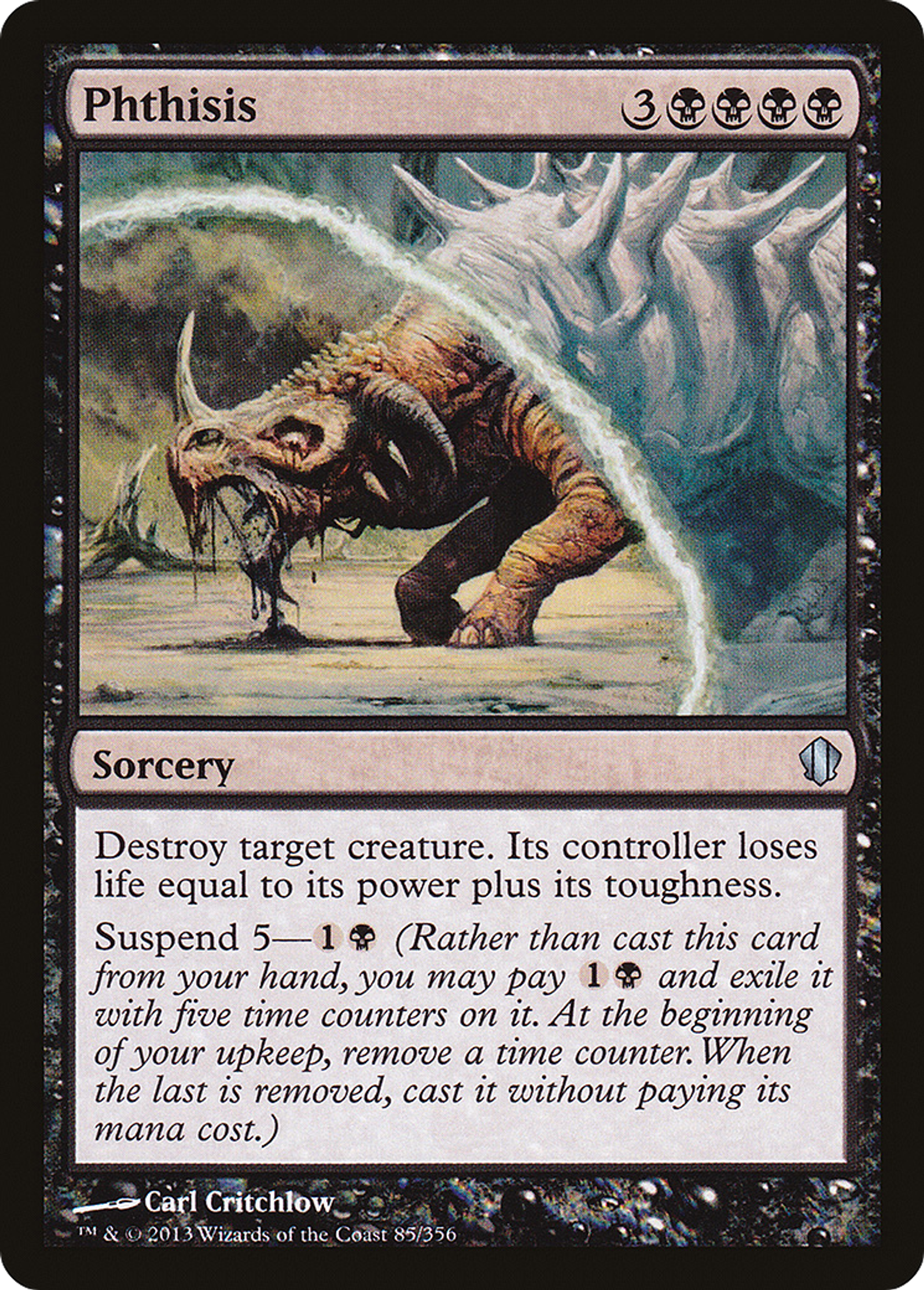 Phthisis — Commander 2013 — Magic: The Gathering