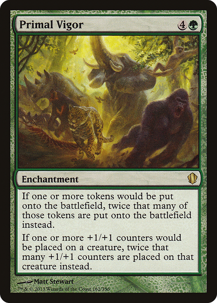 Primal Vigor — Commander 2013 — Magic: The Gathering