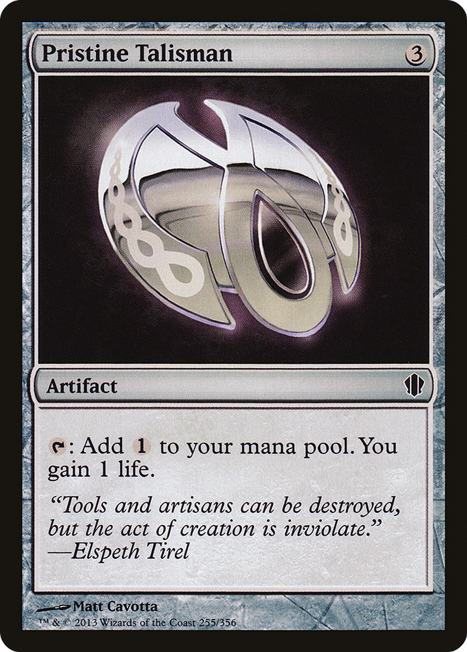 Pristine Talisman — Commander 2013 — Magic: The Gathering