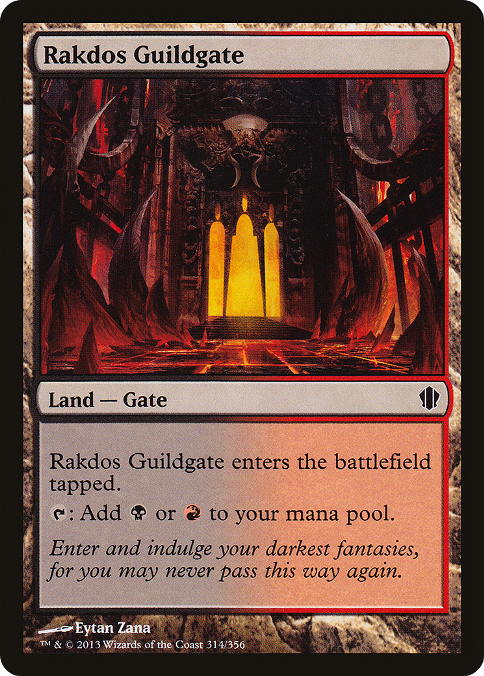 Rakdos Guildgate — Commander 2013 — Magic: The Gathering
