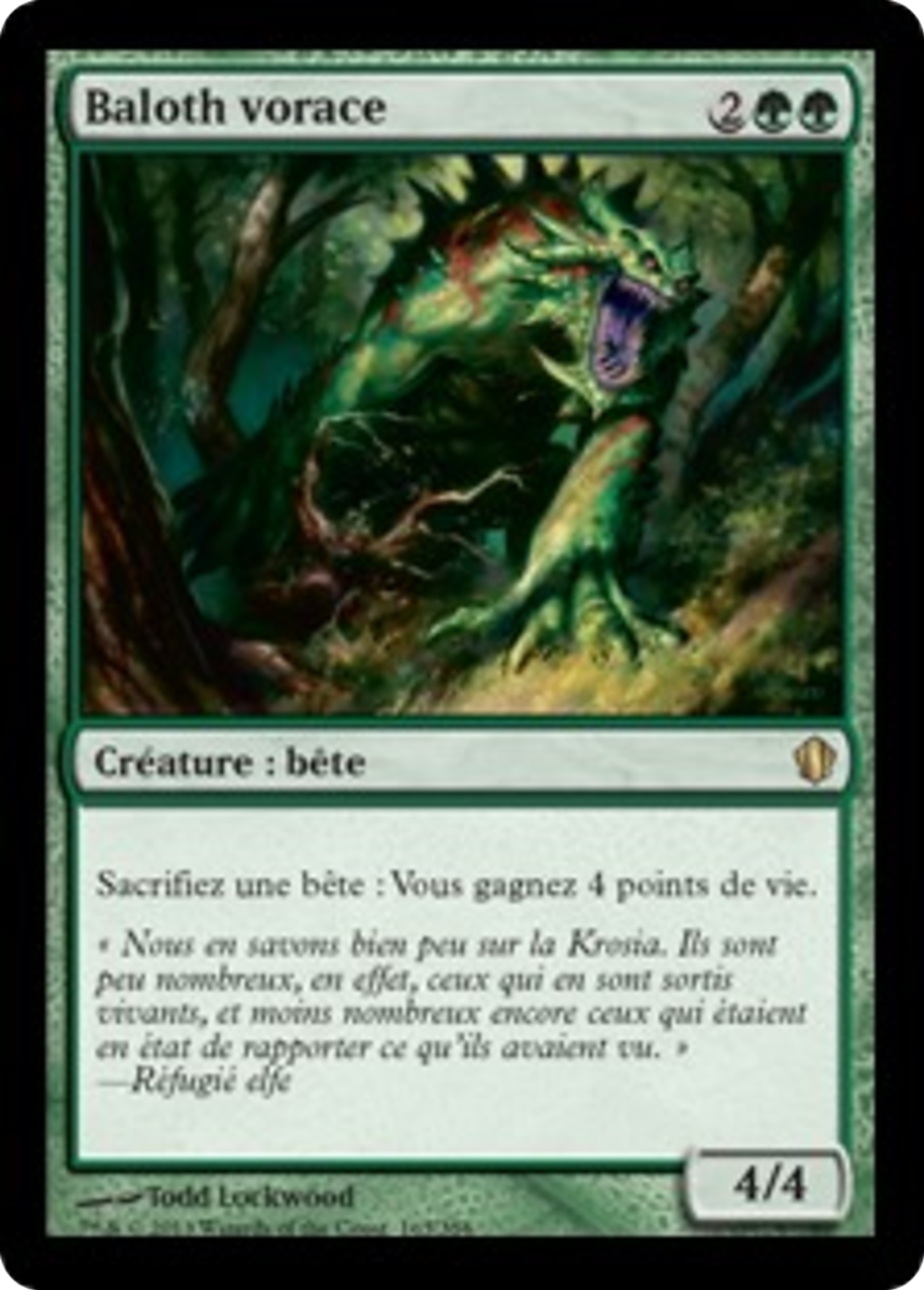 Baloth vorace — Commander 2013 — Magic: The Gathering