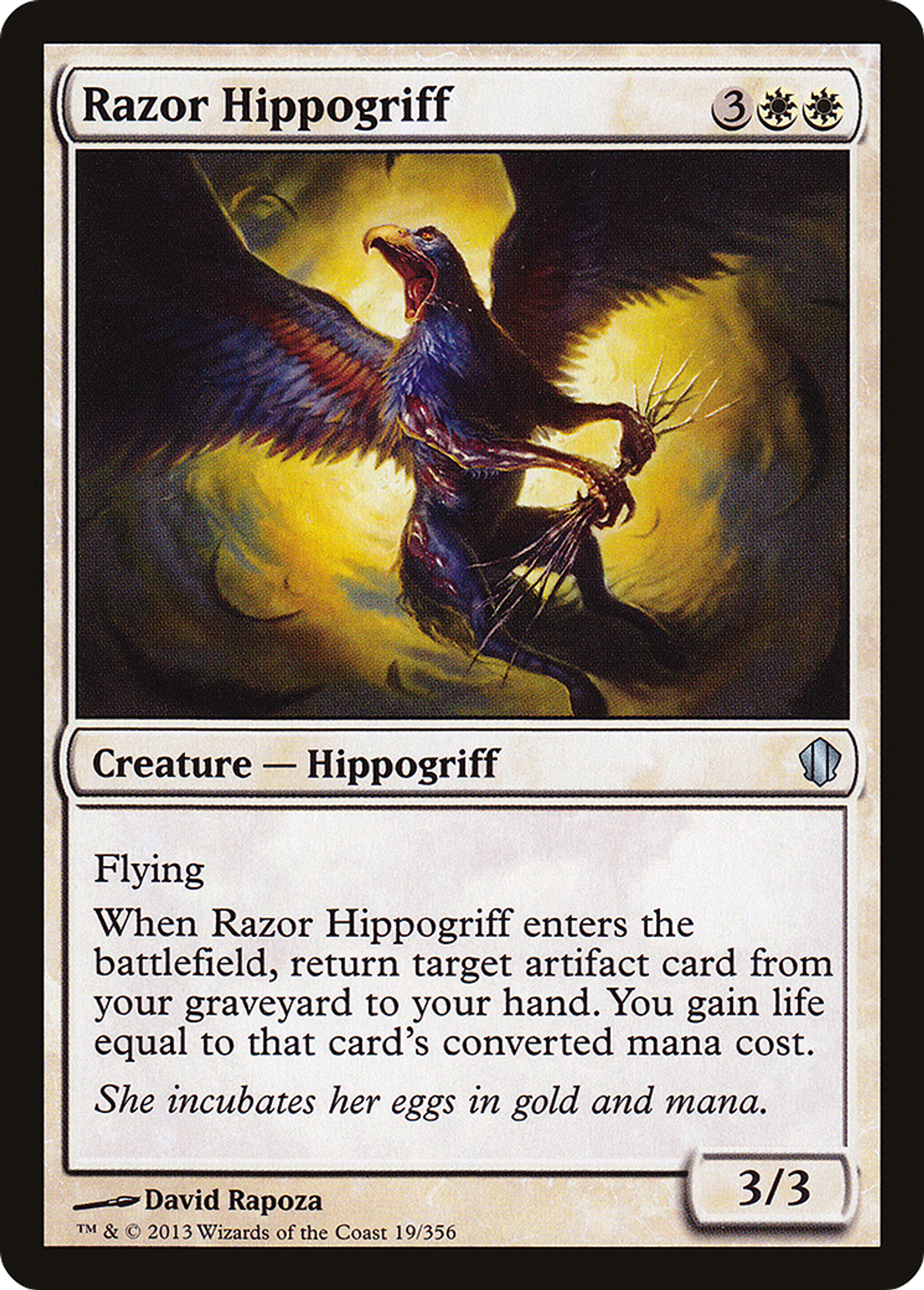 Razor Hippogriff — Commander 2013 — Magic: The Gathering