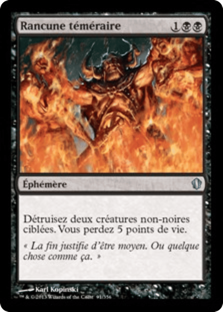 Rancune téméraire — Commander 2013 — Magic: The Gathering