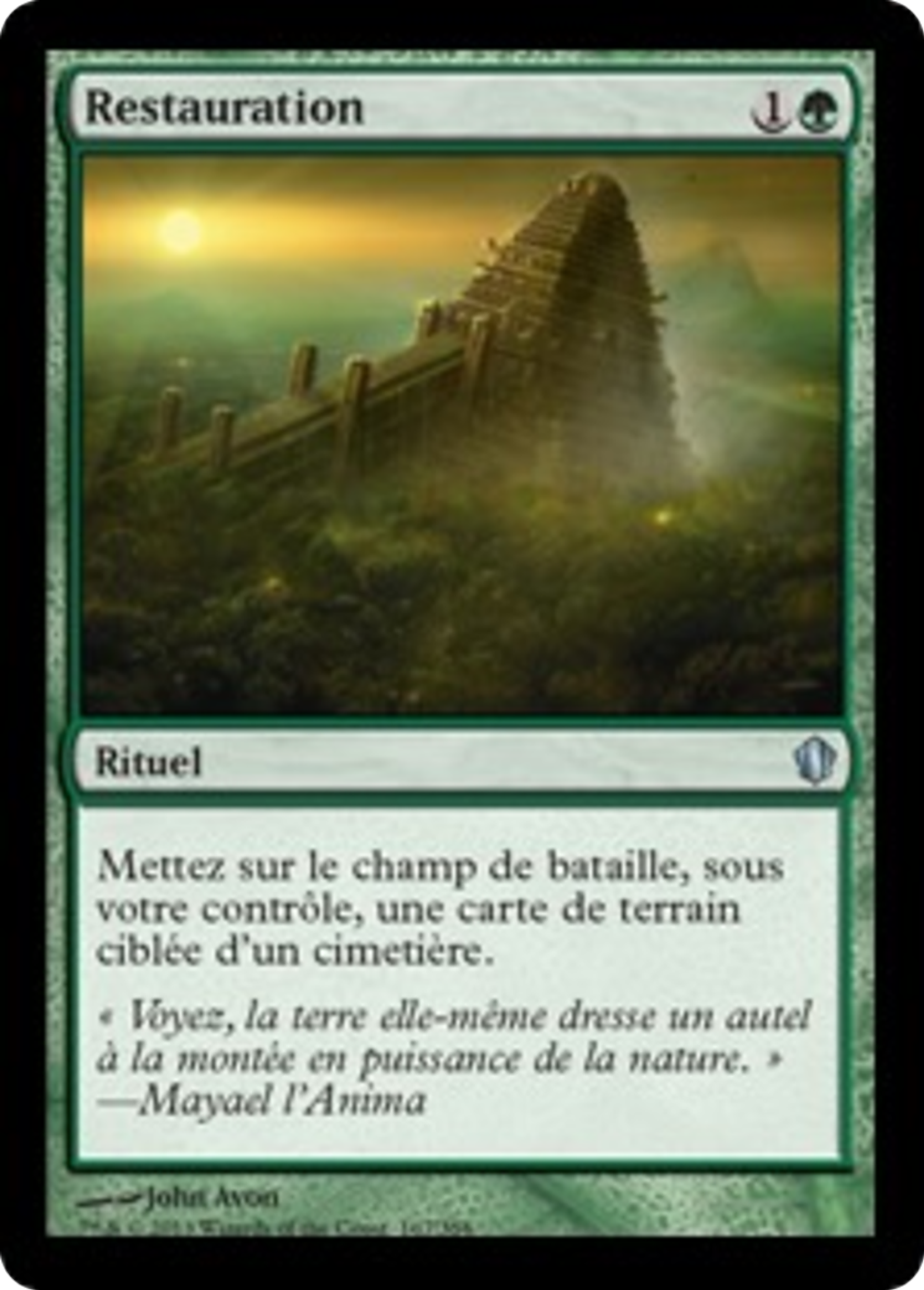Restauration — Commander 2013 — Magic: The Gathering