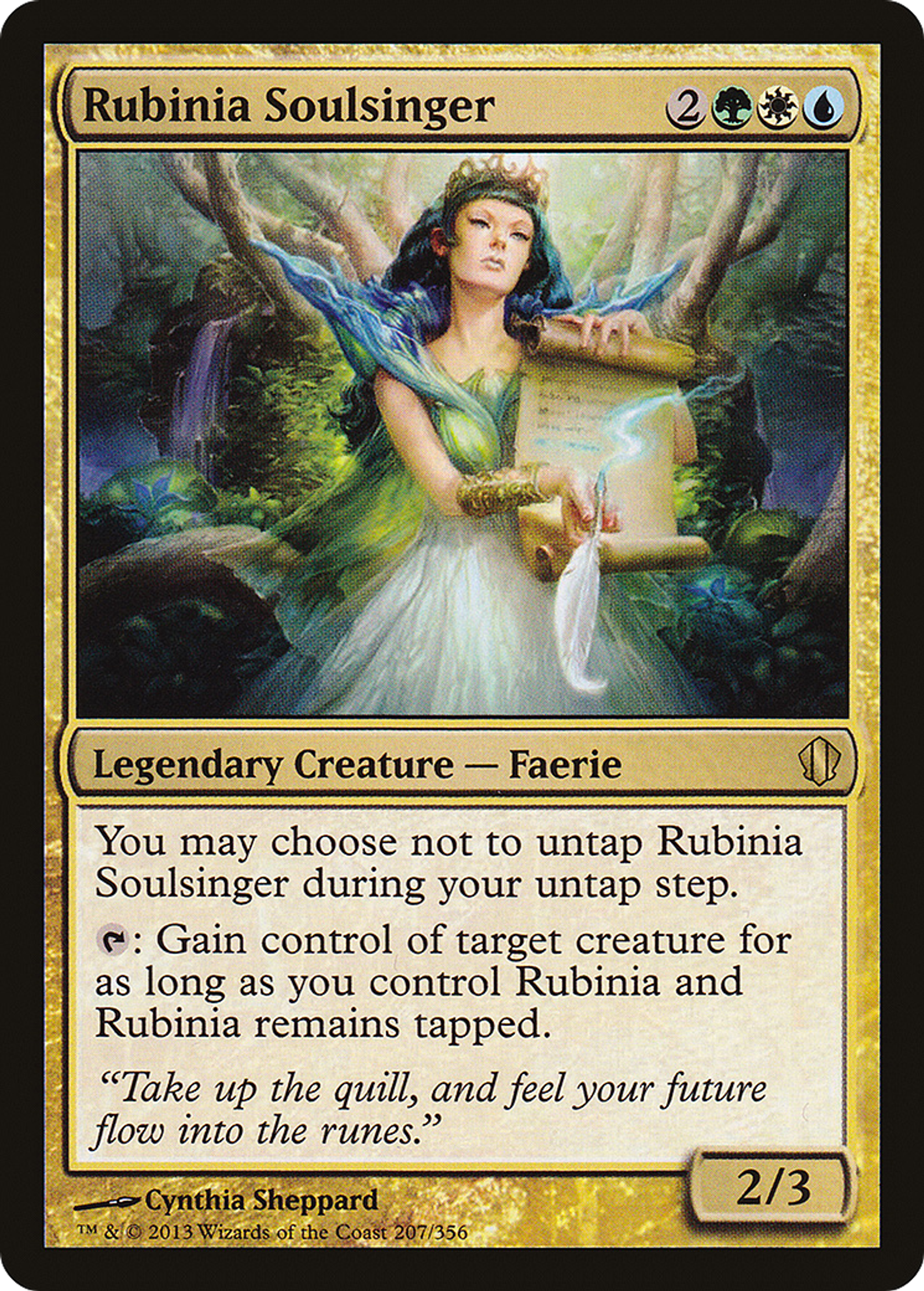 Rubinia Soulsinger — Commander 2013 — Magic: The Gathering