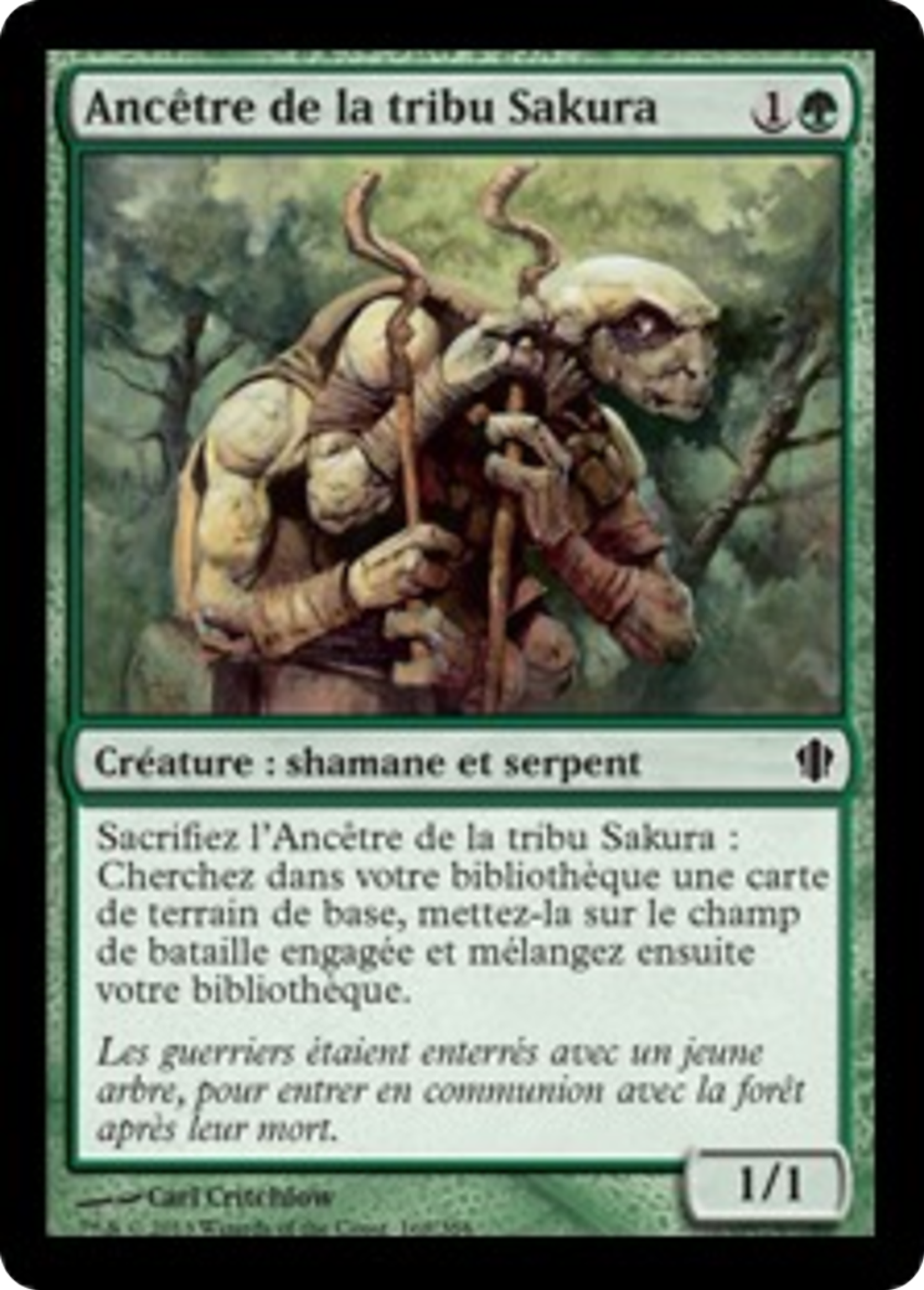 Ancêtre de la tribu Sakura — Commander 2013 — Magic: The Gathering
