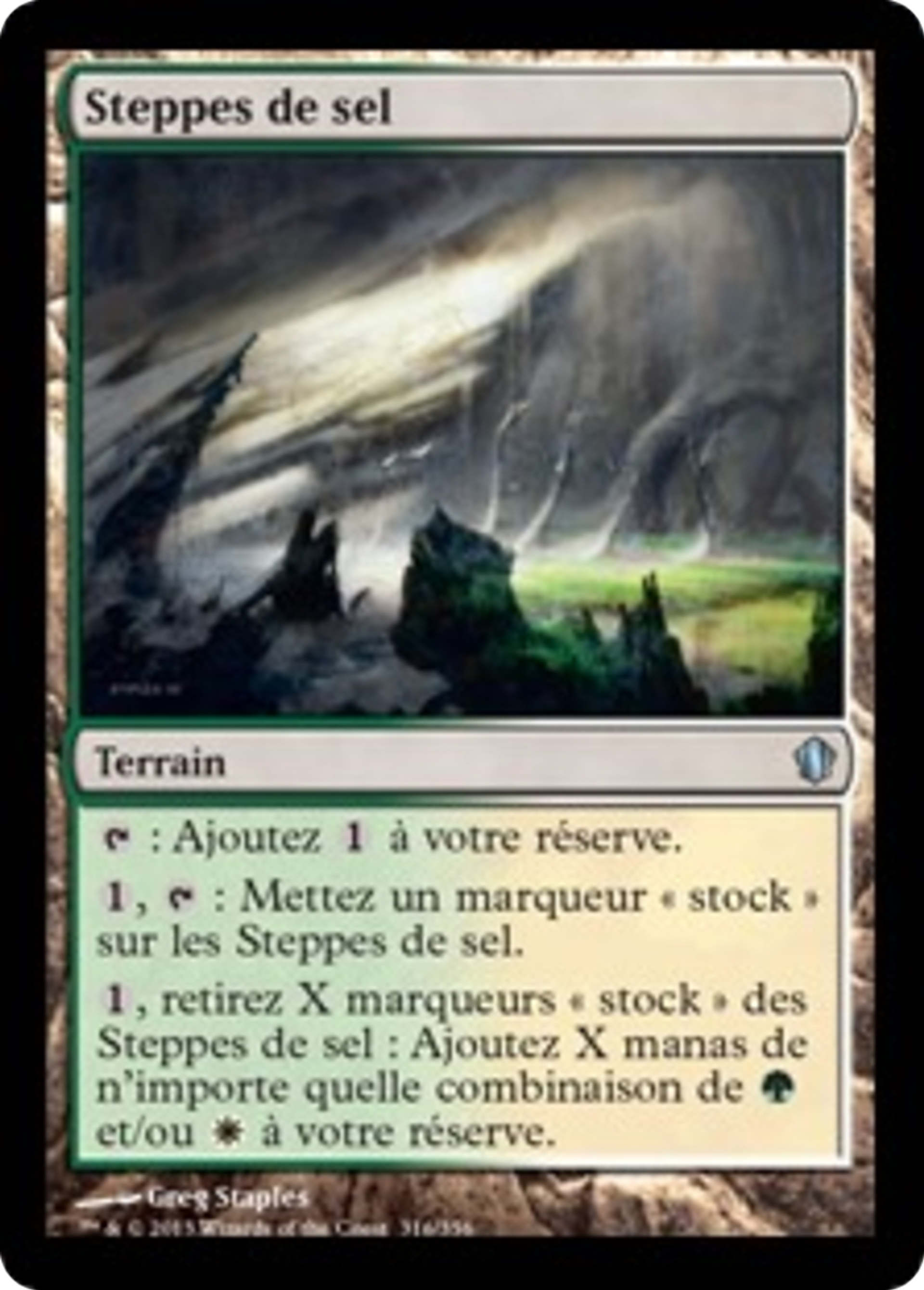 Steppes de sel — Commander 2013 — Magic: The Gathering