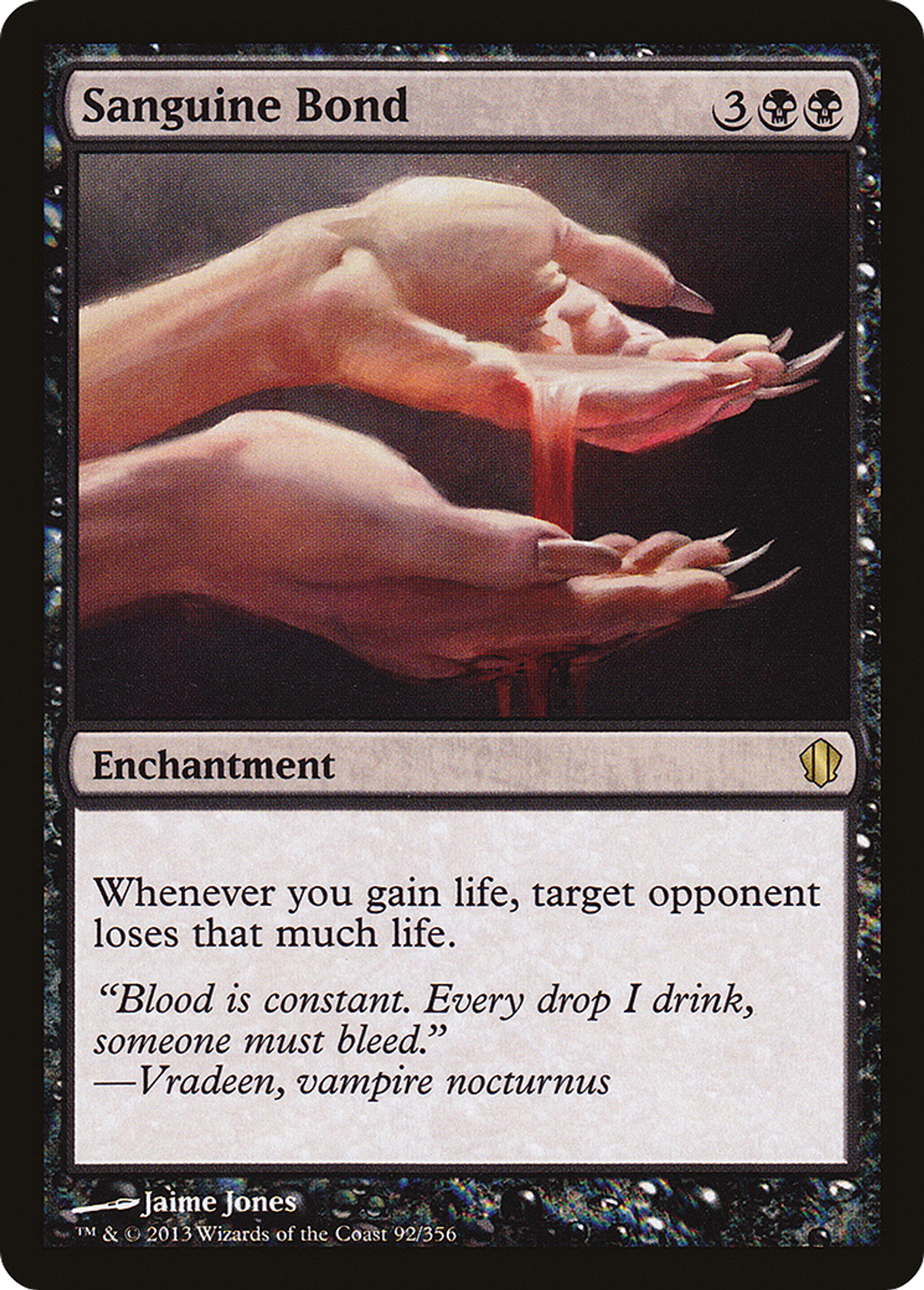 Sanguine Bond — Commander 2013 — Magic: The Gathering