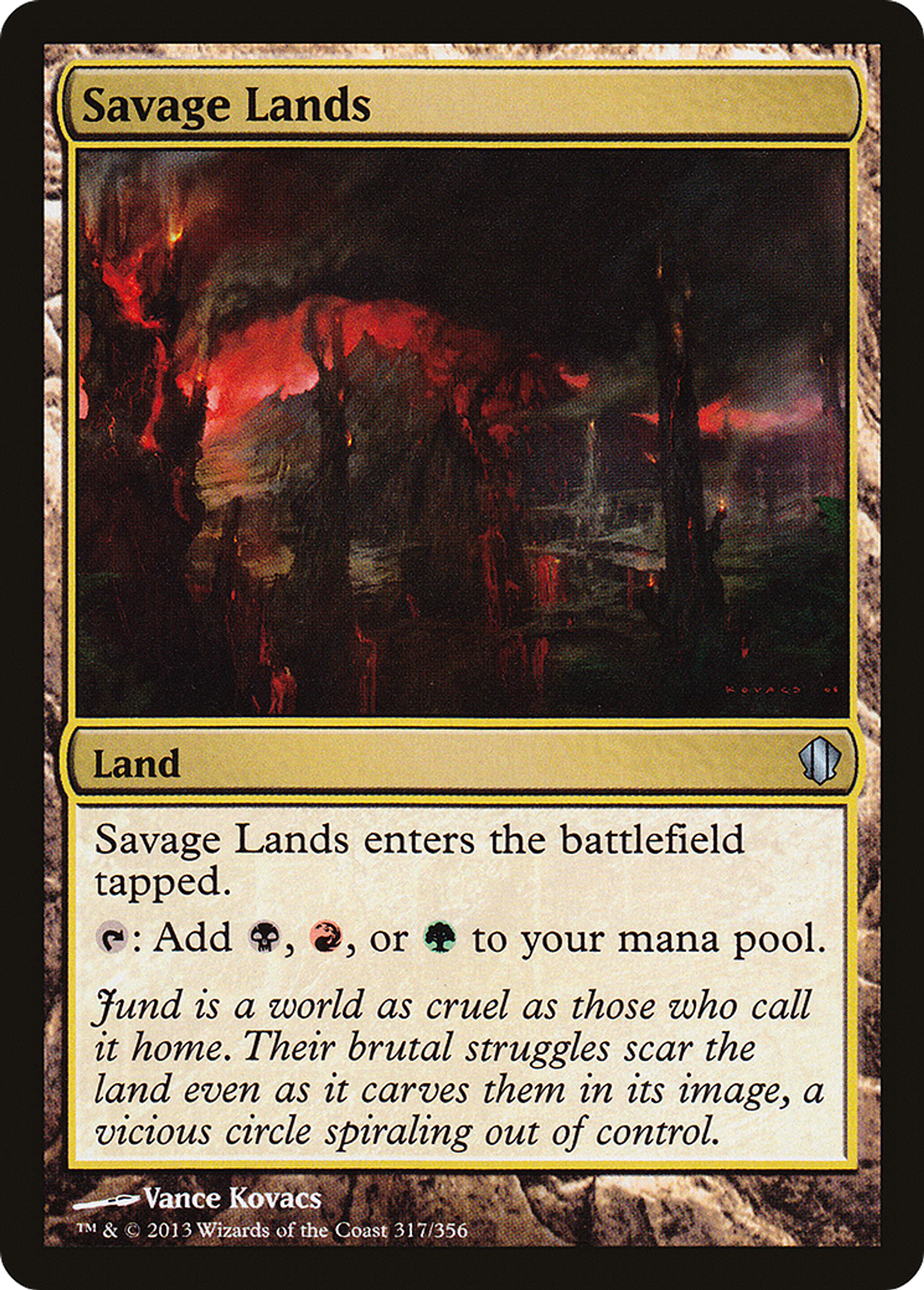Savage Lands — Commander 2013 — Magic: The Gathering