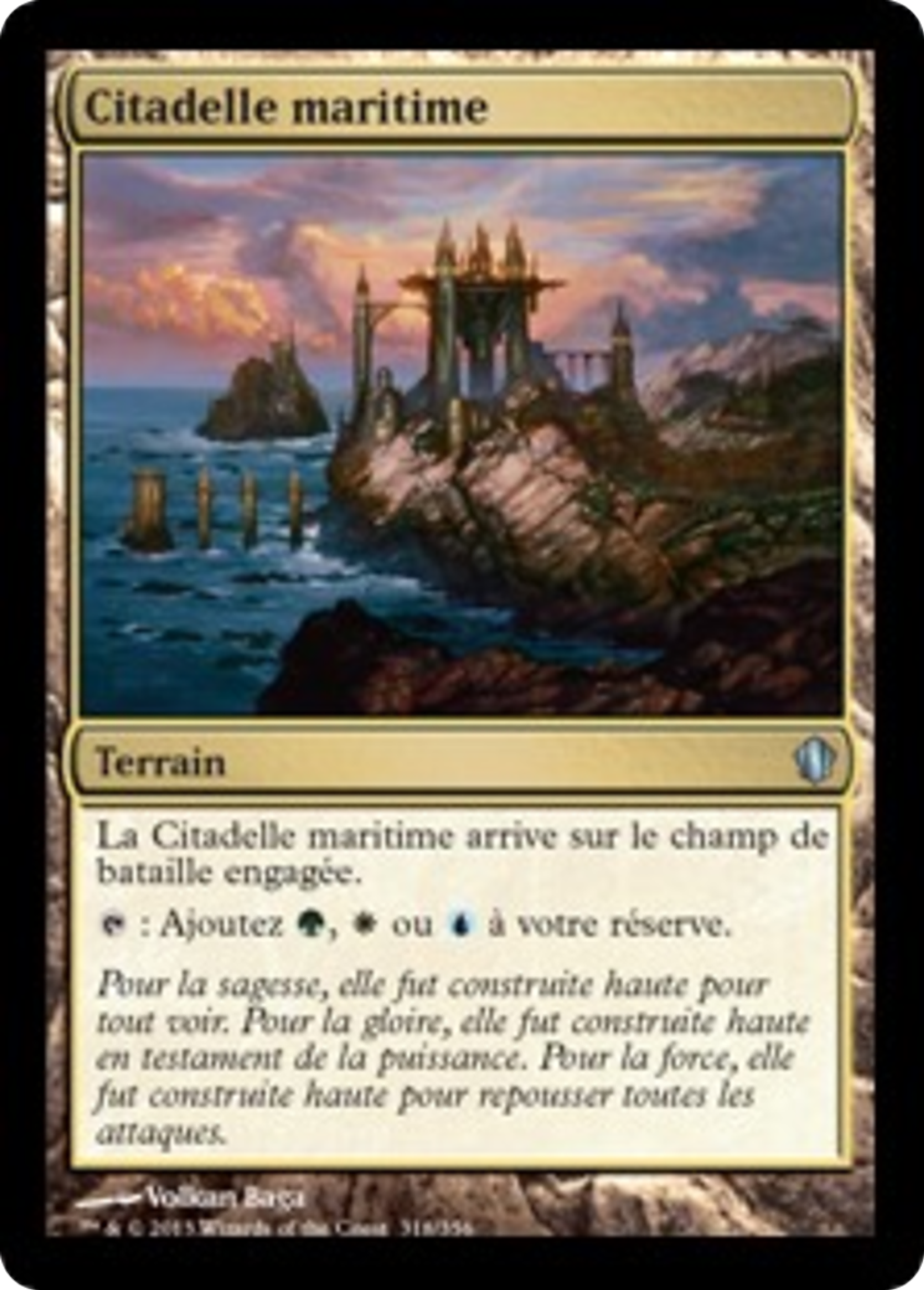 Citadelle maritime — Commander 2013 — Magic: The Gathering