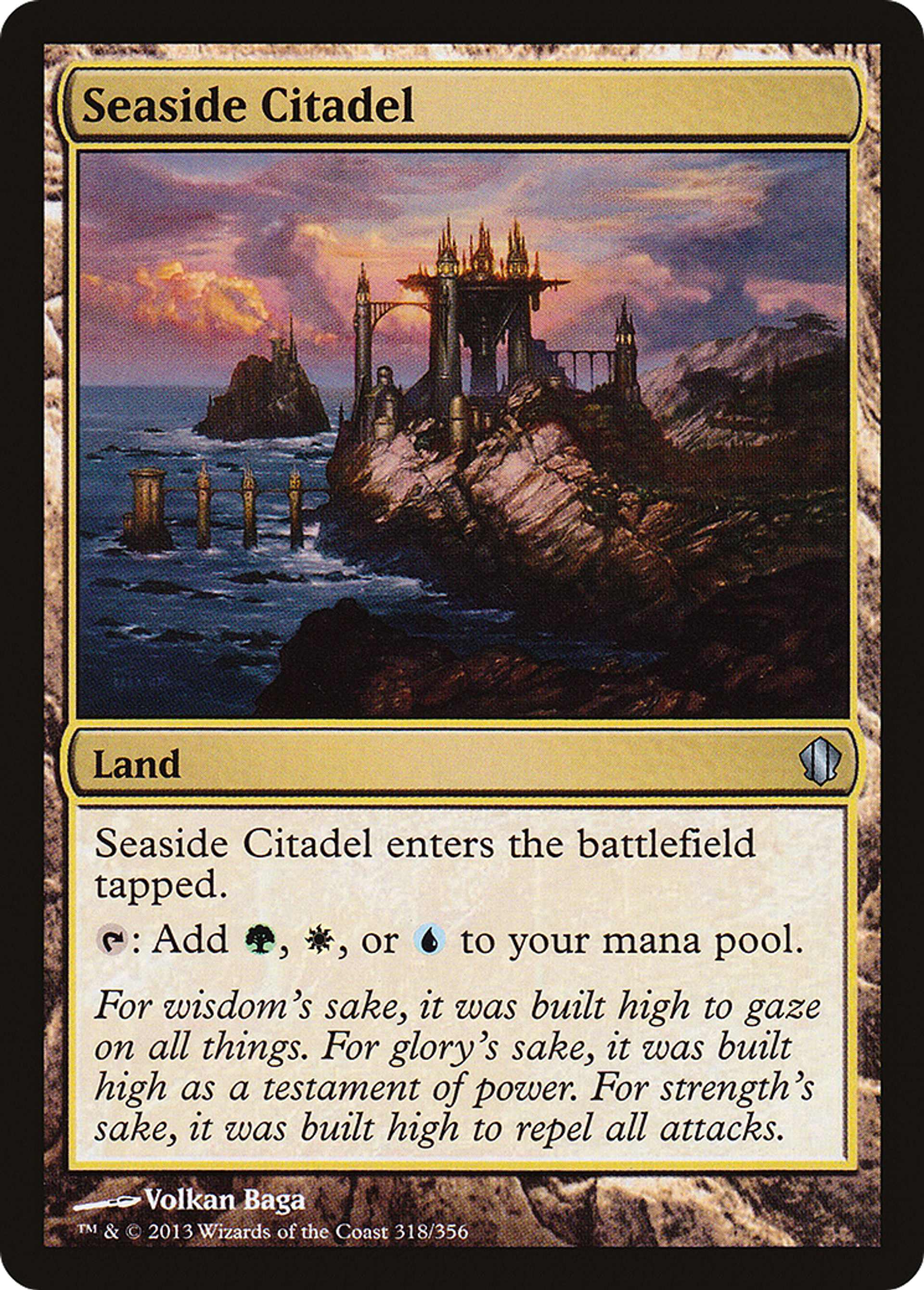Seaside Citadel — Commander 2013 — Magic: The Gathering