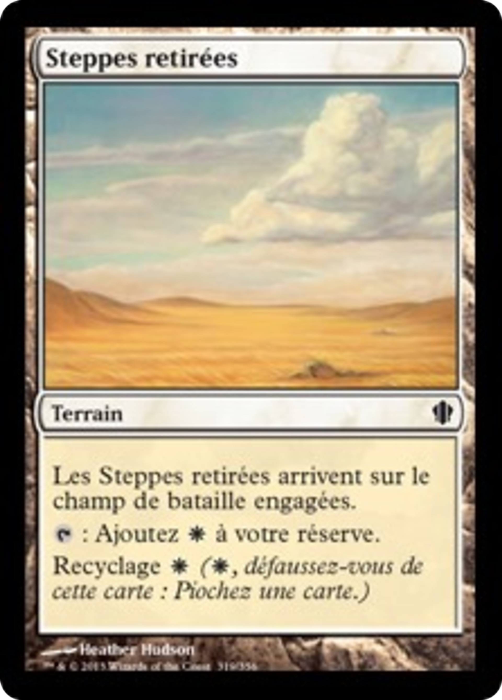 Steppes retirées — Commander 2013 — Magic: The Gathering