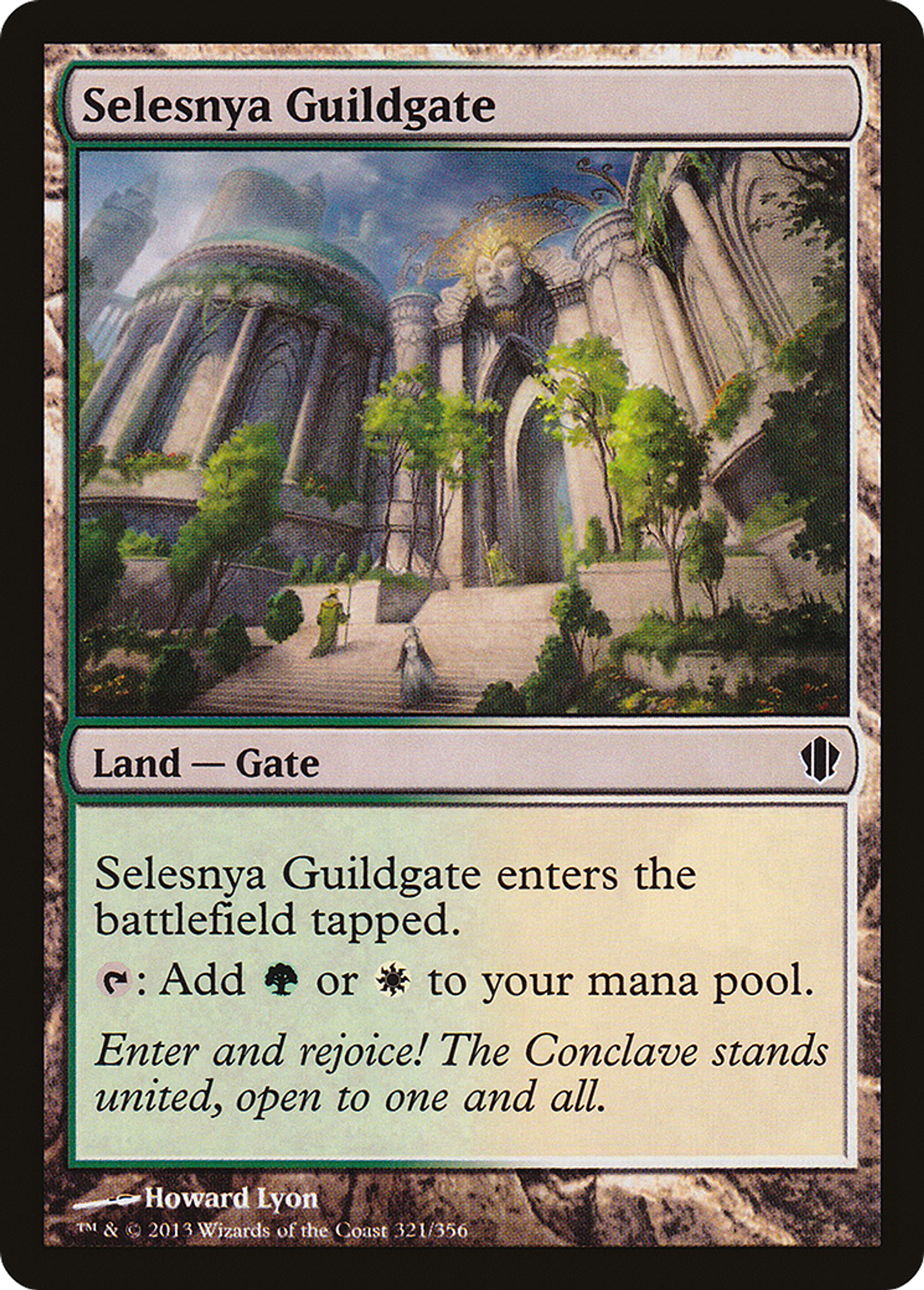 Selesnya Guildgate — Commander 2013 — Magic: The Gathering