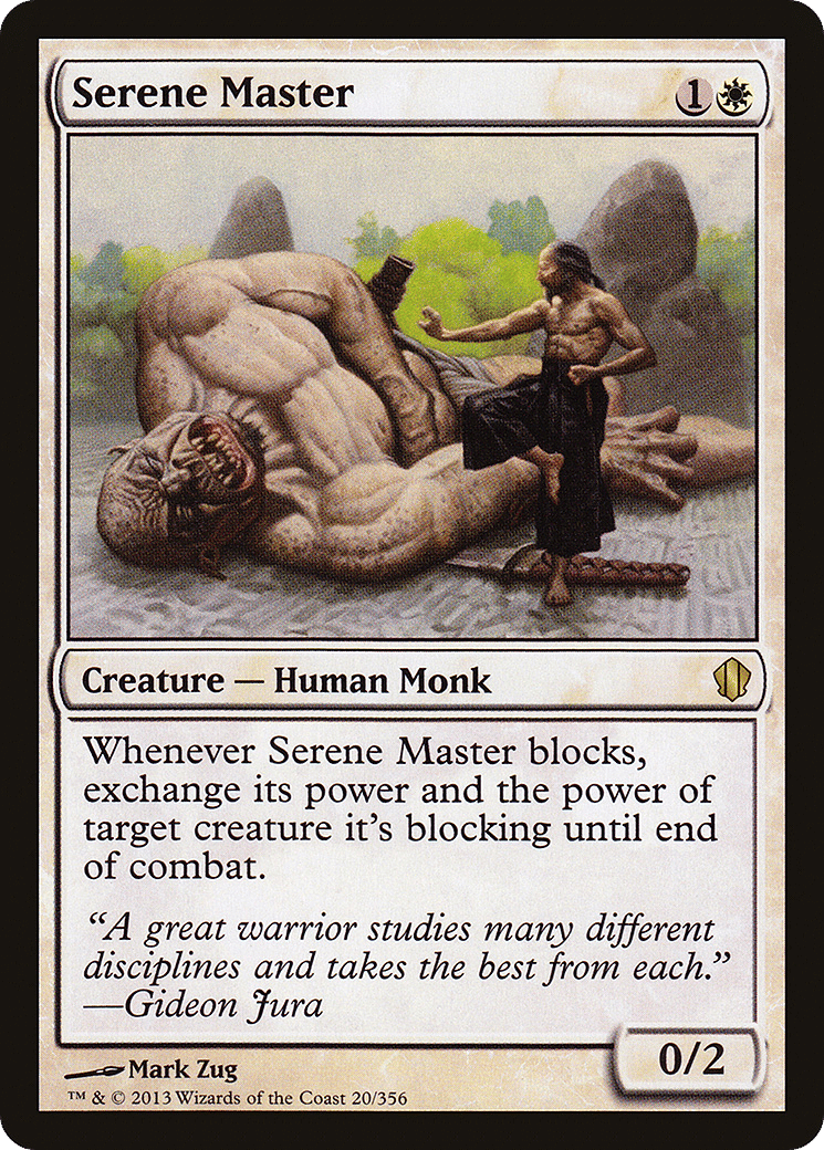 Serene Master — Commander 2013 — Magic: The Gathering