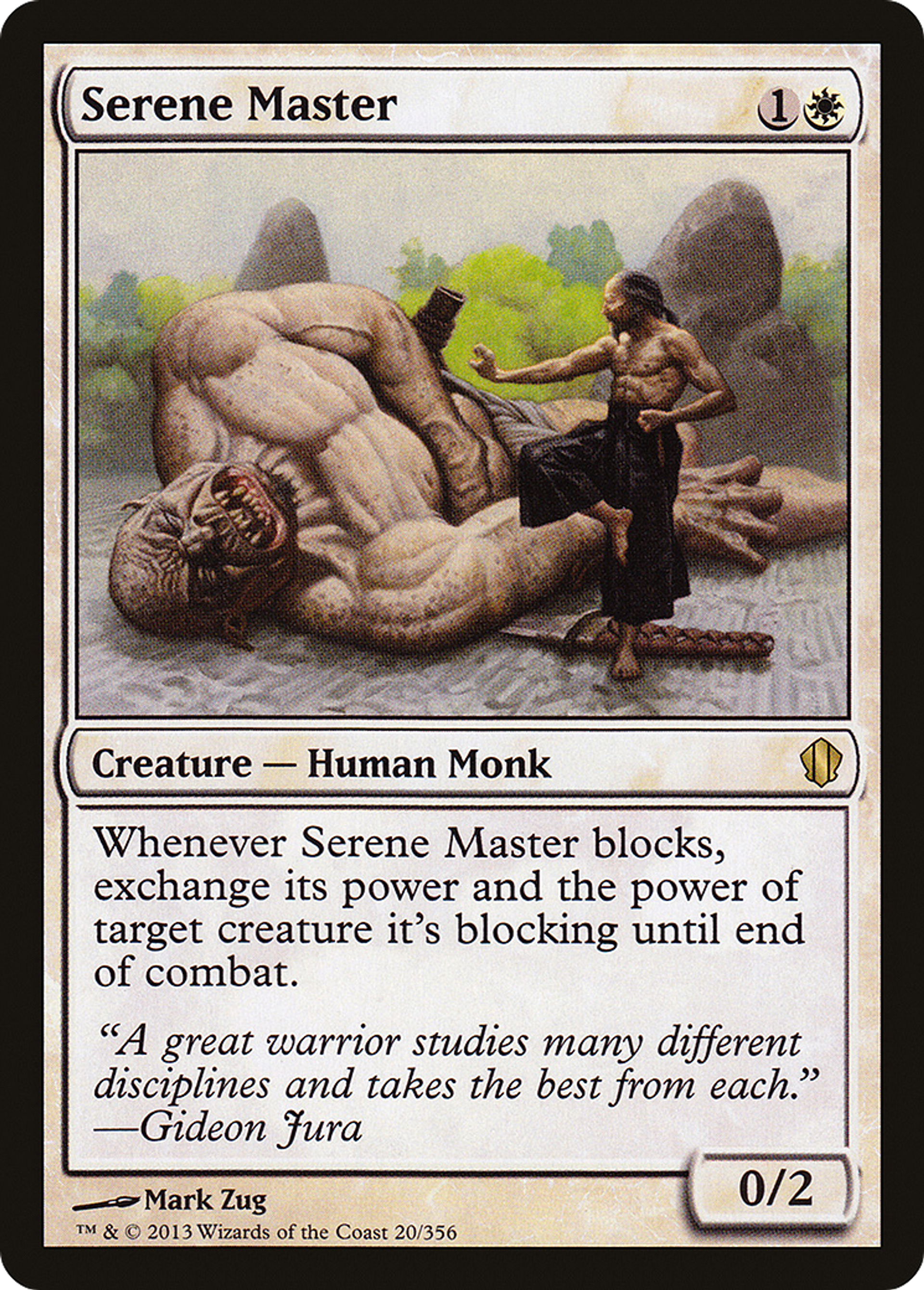 Serene Master — Commander 2013 — Magic: The Gathering