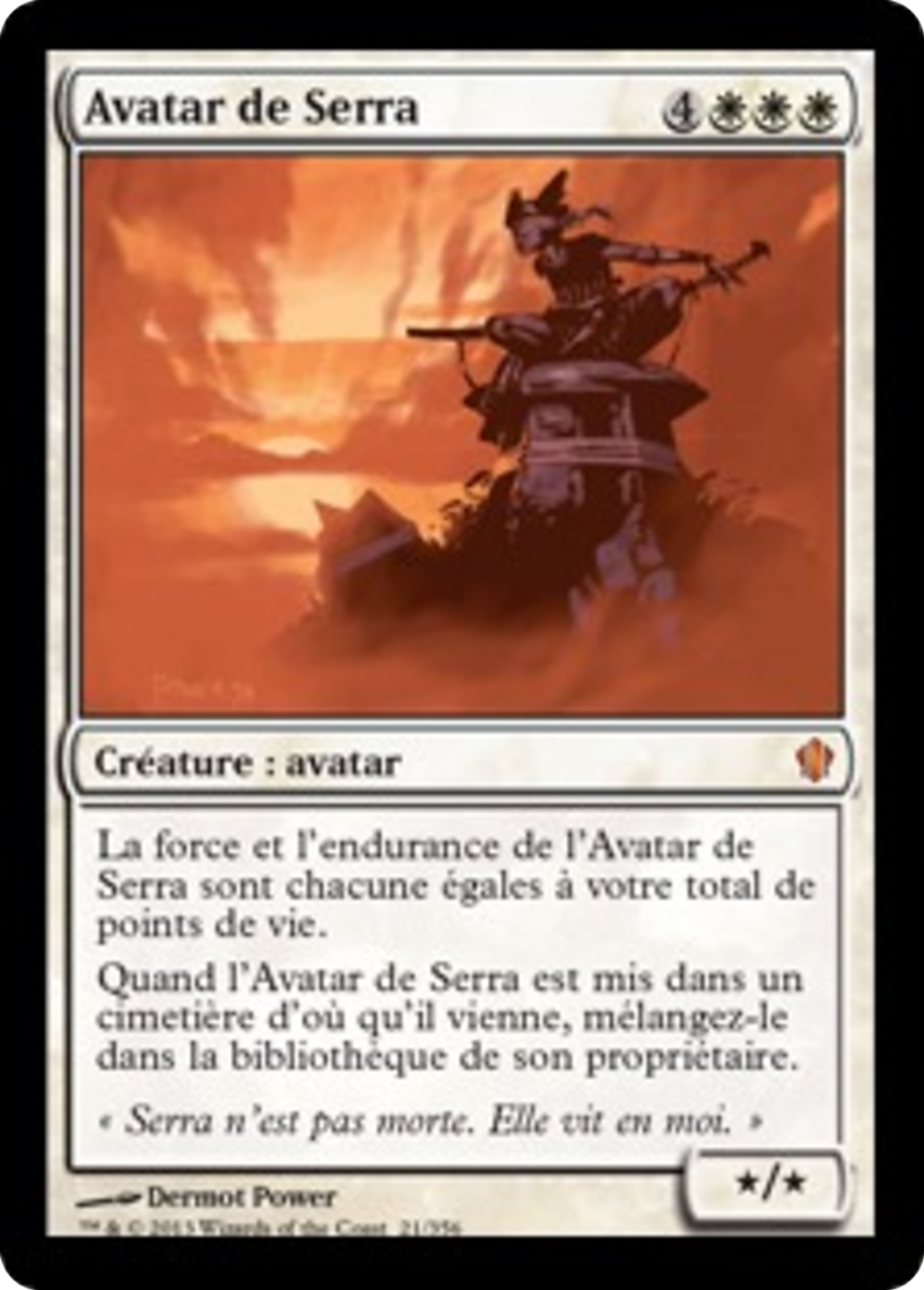 Avatar de Serra — Commander 2013 — Magic: The Gathering