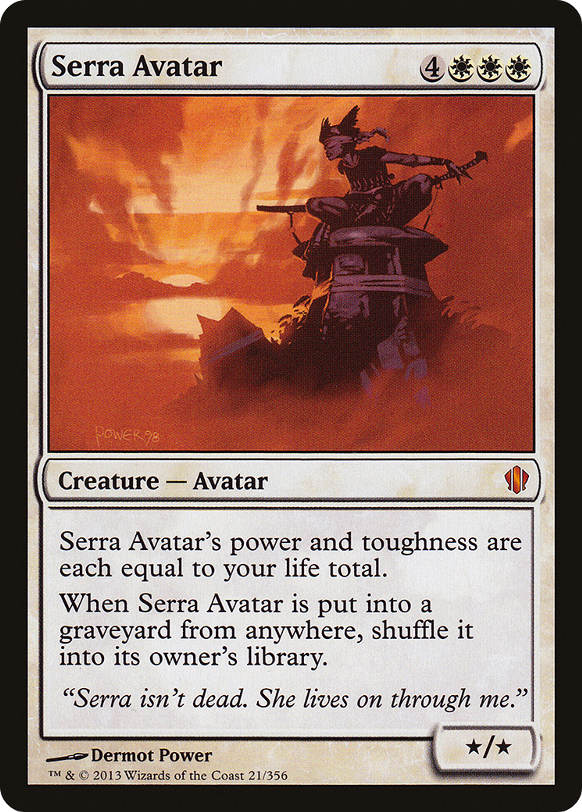 Serra Avatar — Commander 2013 — Magic: The Gathering