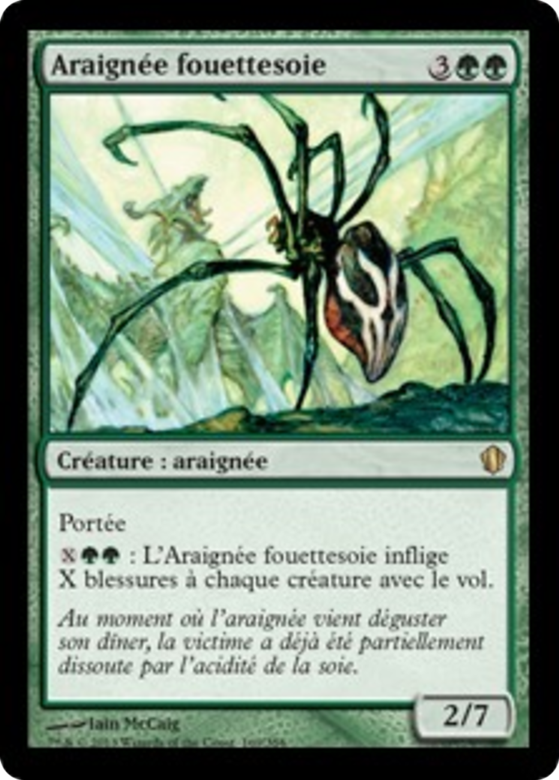 Araignée fouettesoie — Commander 2013 — Magic: The Gathering