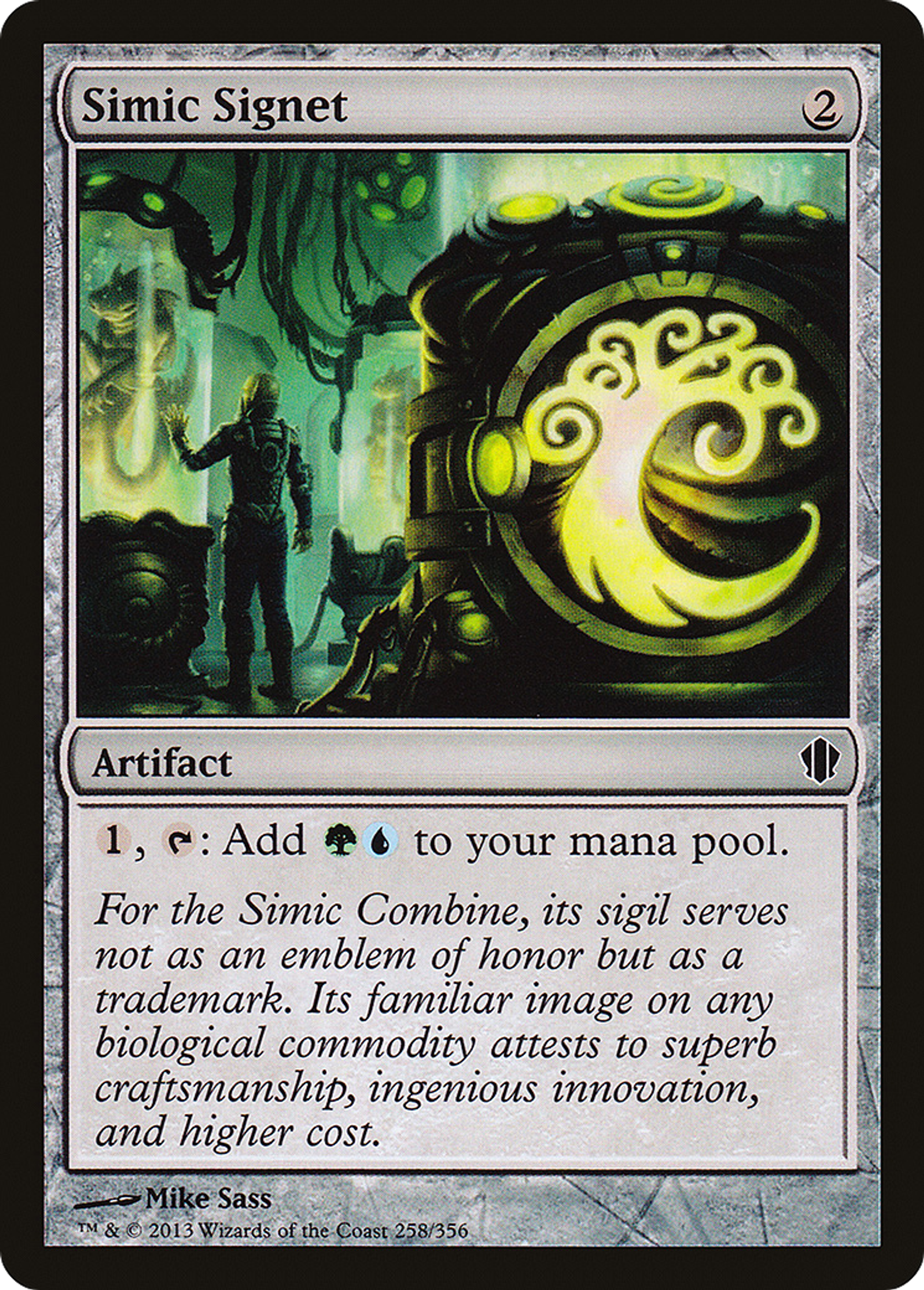 Simic Signet — Commander 2013 — Magic: The Gathering