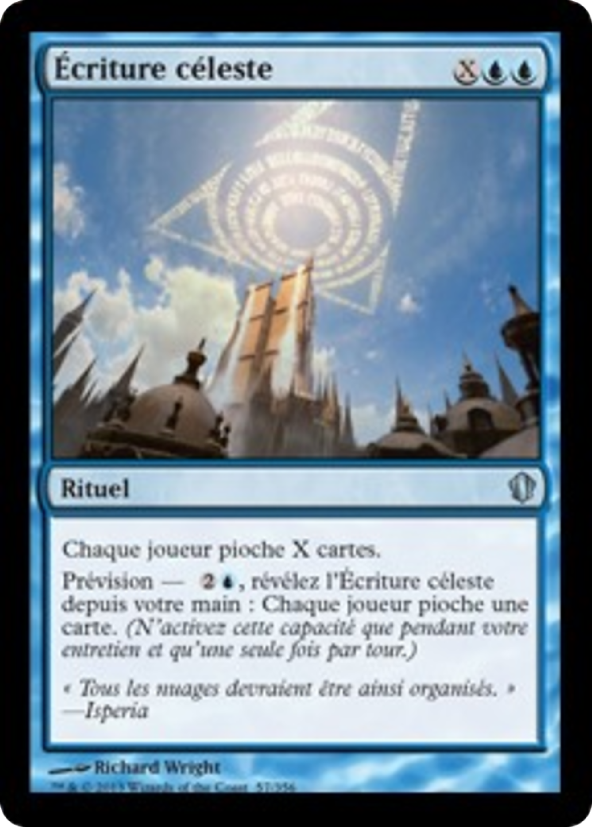 Écriture céleste — Commander 2013 — Magic: The Gathering