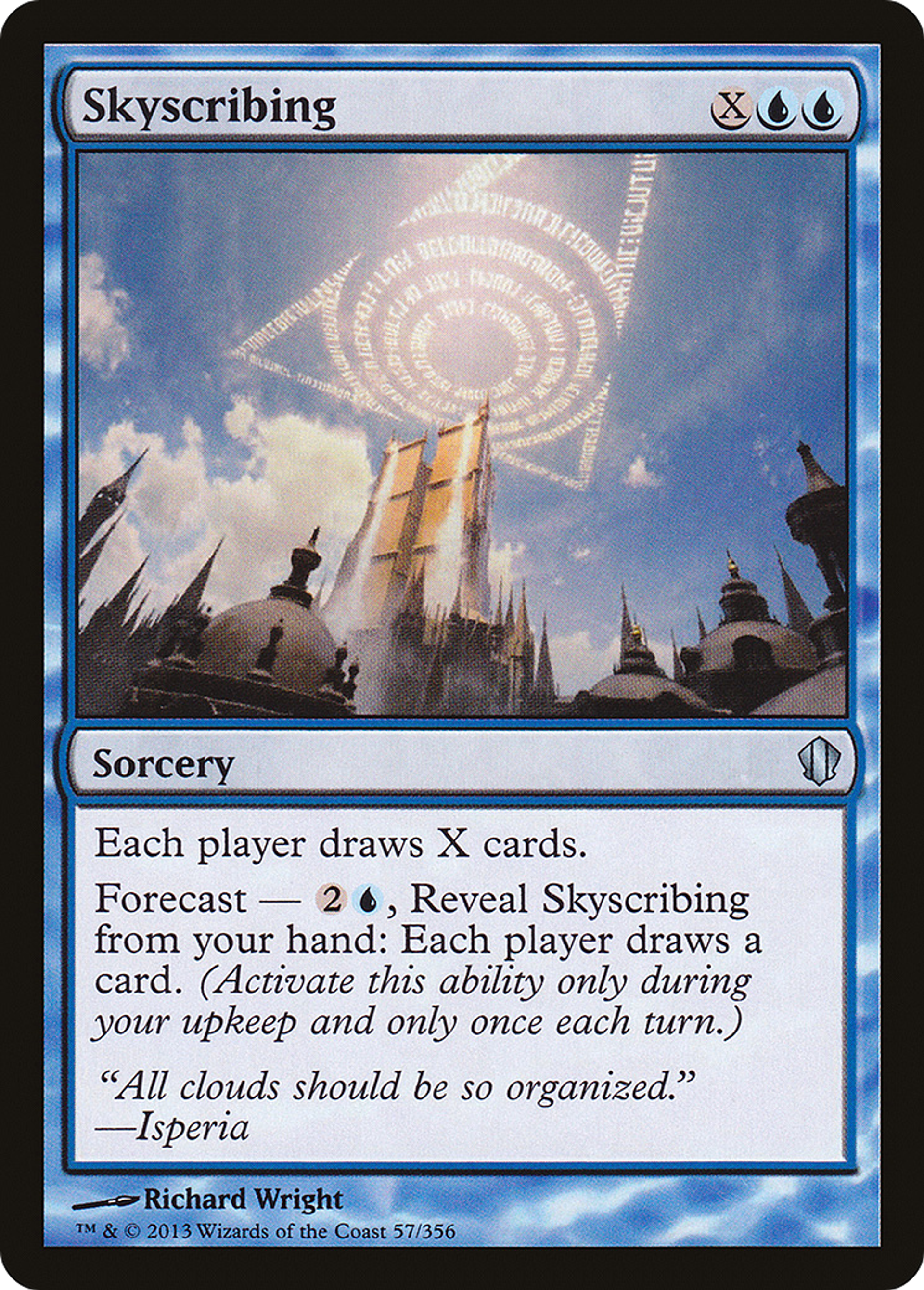 Skyscribing — Commander 2013 — Magic: The Gathering