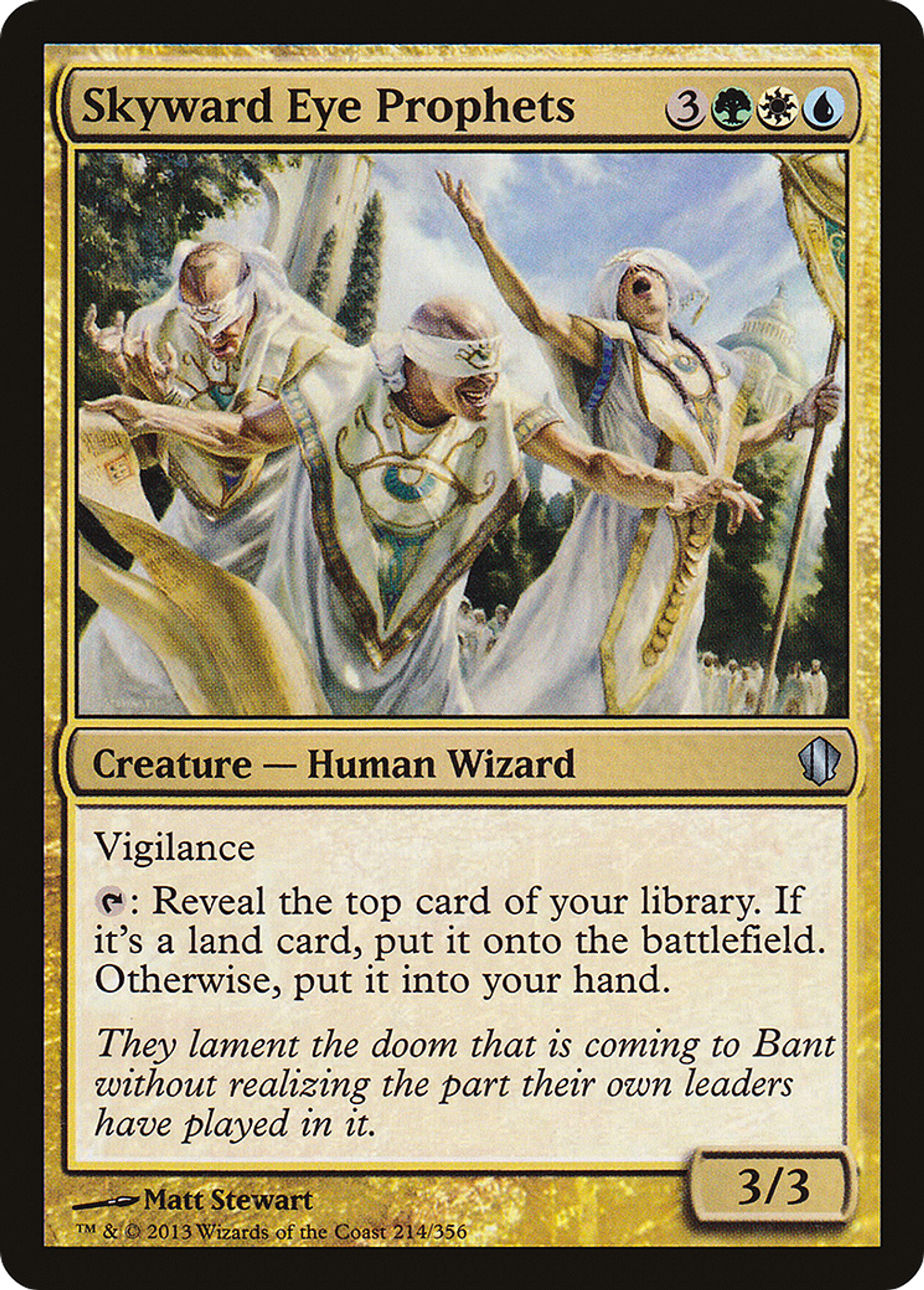Skyward Eye Prophets — Commander 2013 — Magic: The Gathering