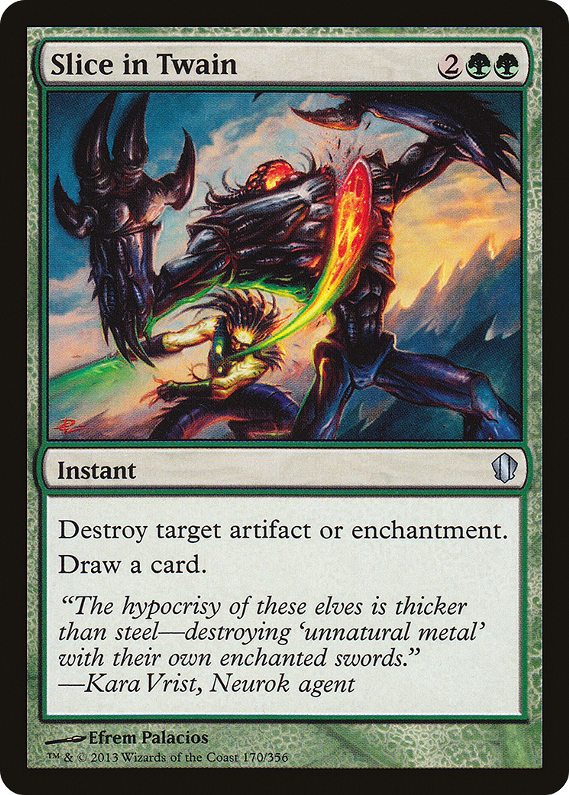 Slice in Twain — Commander 2013 — Magic: The Gathering