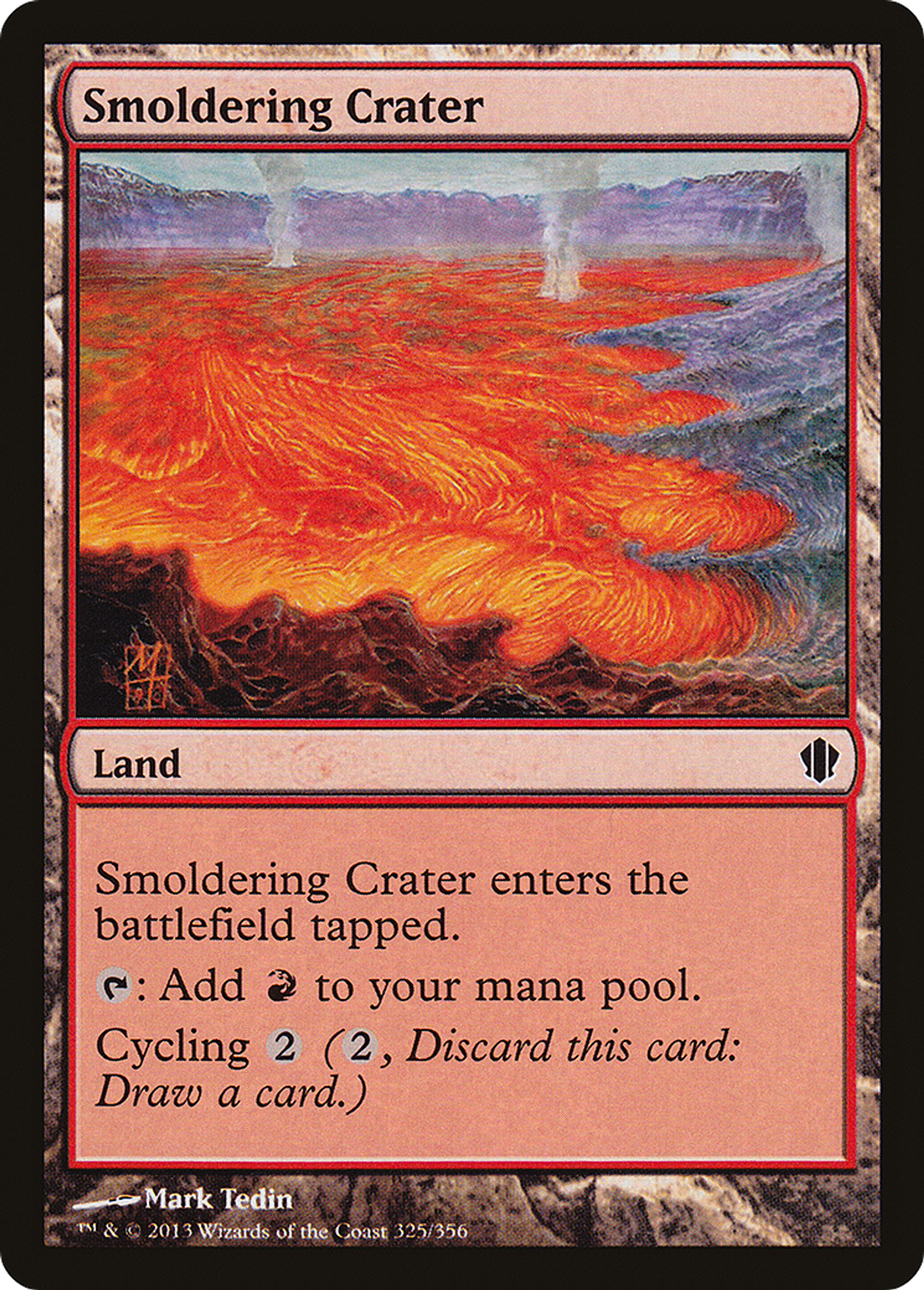 Smoldering Crater — Commander 2013 — Magic: The Gathering