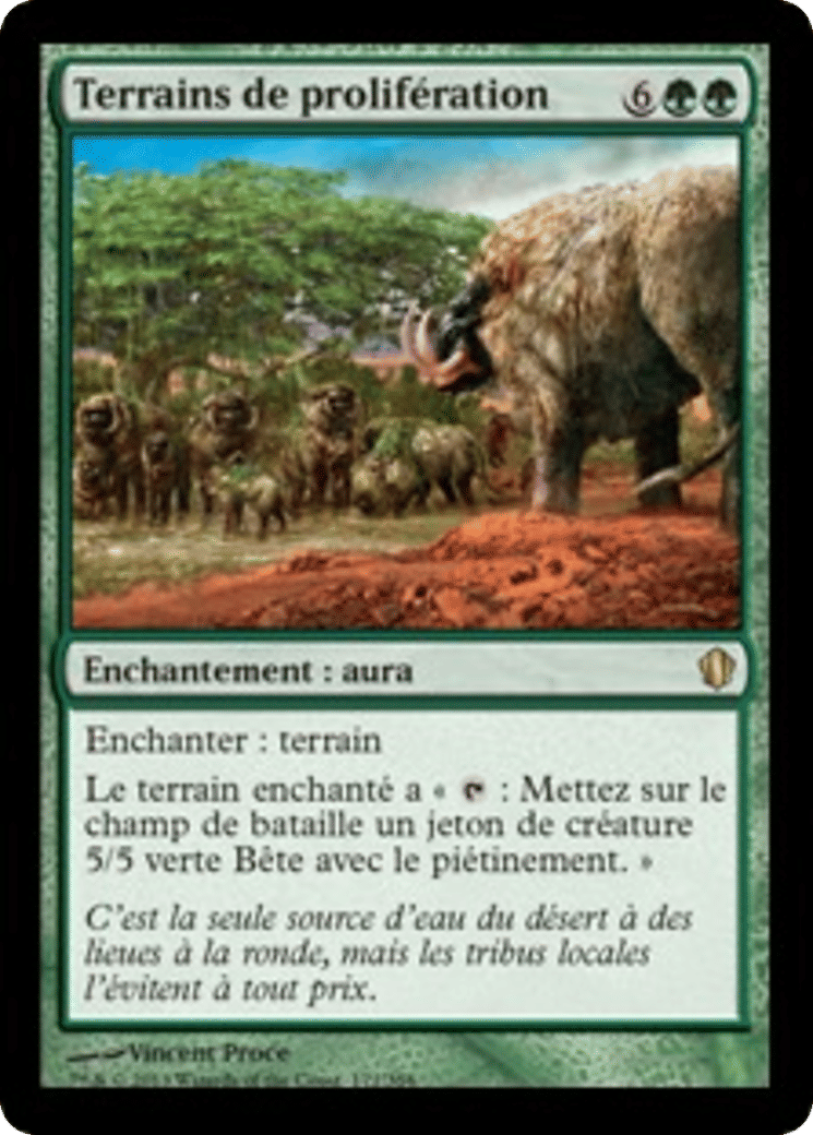 Terrains de prolifération — Commander 2013 — Magic: The Gathering